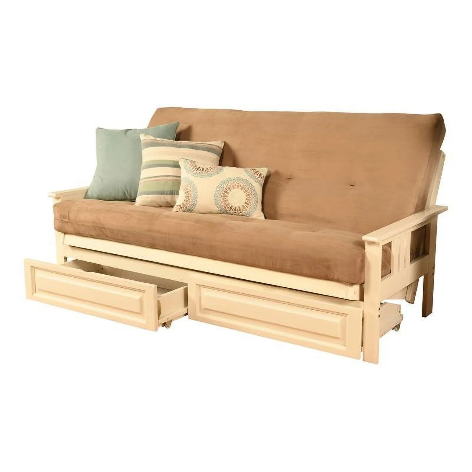 Monterey Frame Queen-Espresso Finish-Oregon Trail Saddle Mattress Kodiak Furniture