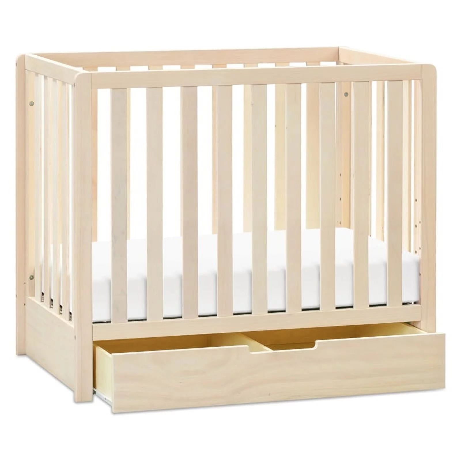 Carter's by DaVinci Colby 4-in-1 Convertible Mini Crib with Trundle in Washed Natural