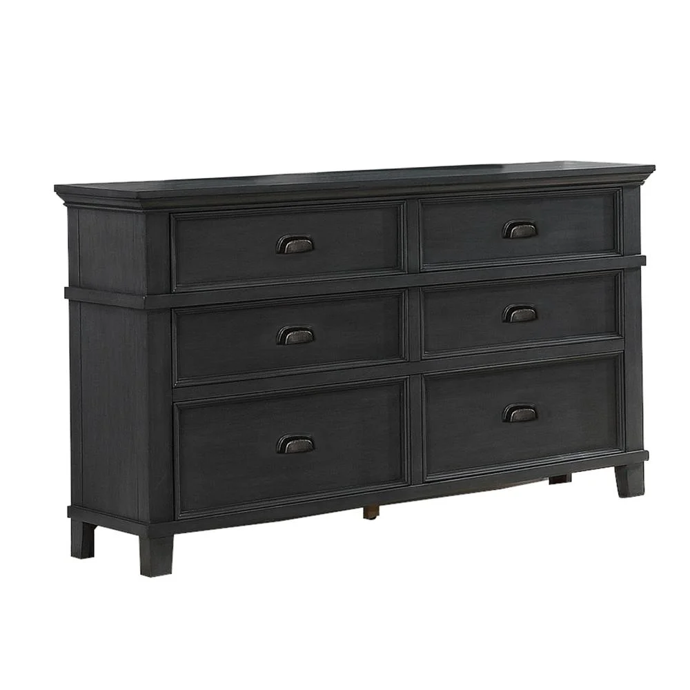 Sandy Platform Cappuccino Wood 3 Piece Bedroom Set in California King
