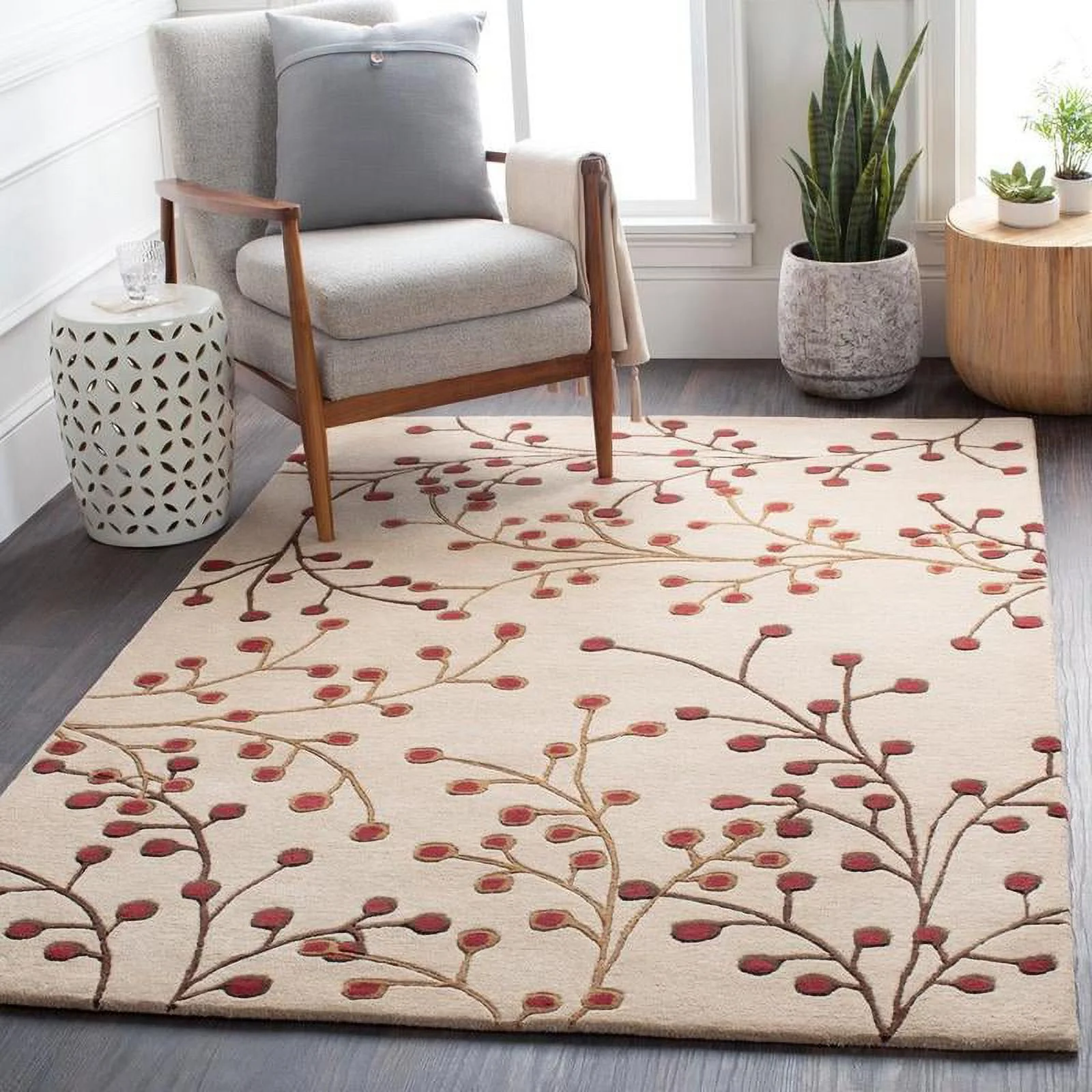 Mark&Day Wool Area Rugs, 5x8 Le Havre Cottage Camel Area Rug (5' x 8')