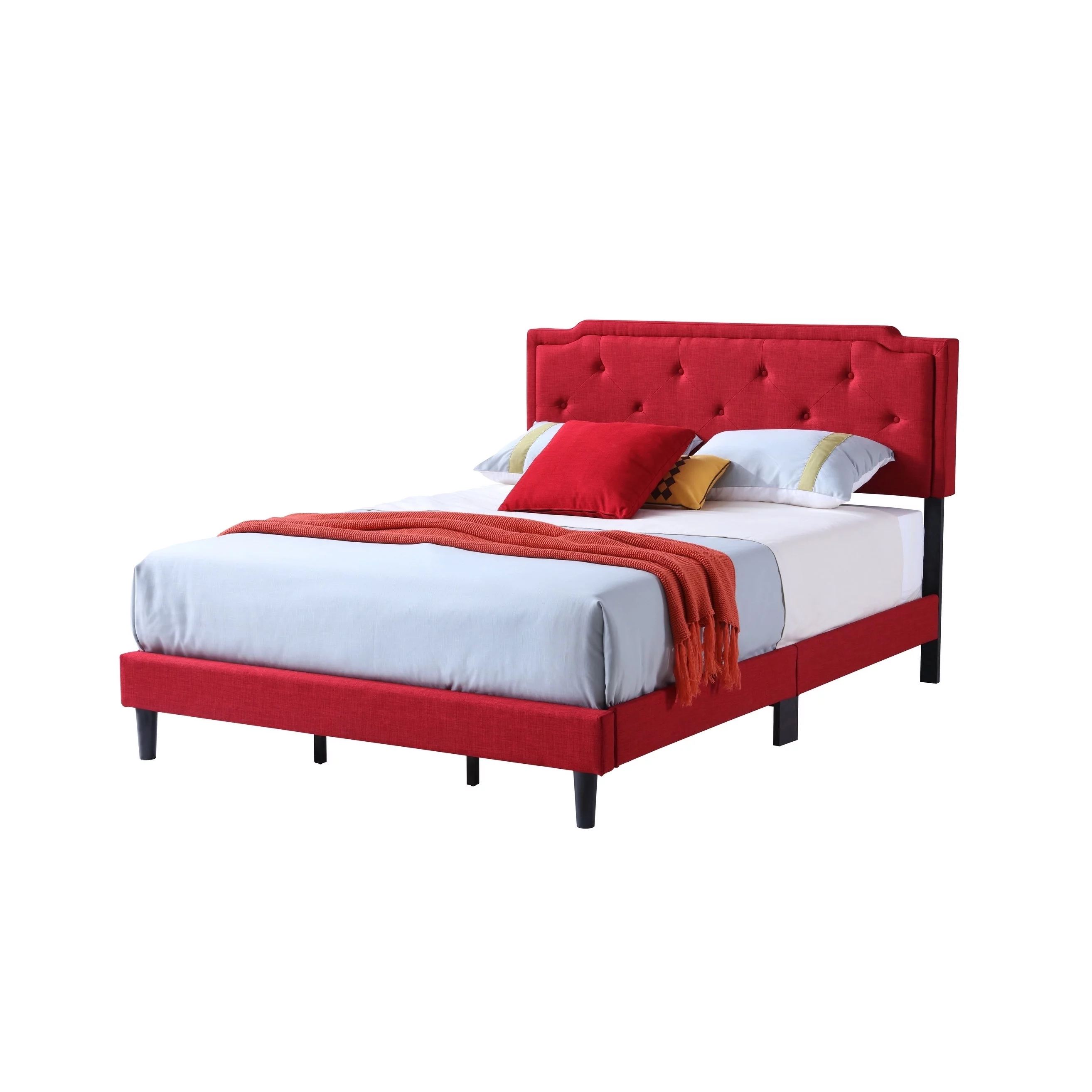 LYKE Home Melody Queen Fabric Bed