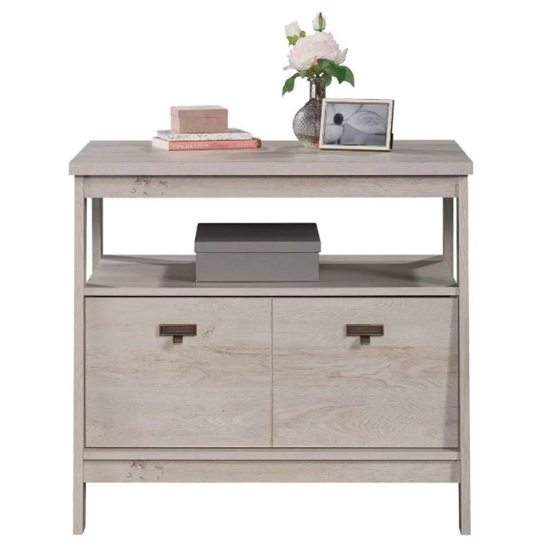 Pemberly Row Engineered Wood Lateral File Cabinet in Chalked Chestnut Finish