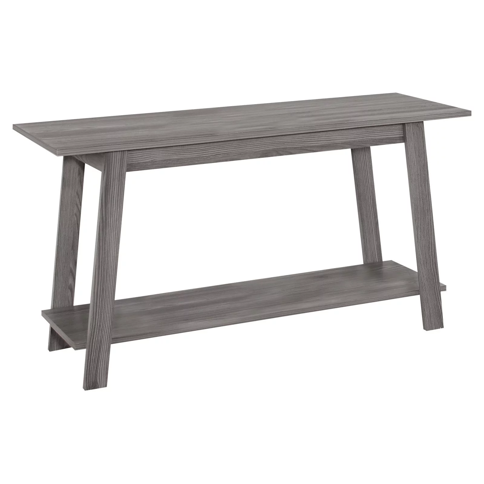 Tv Stand 42 Inch Console Living Room Bedroom Laminate Grey