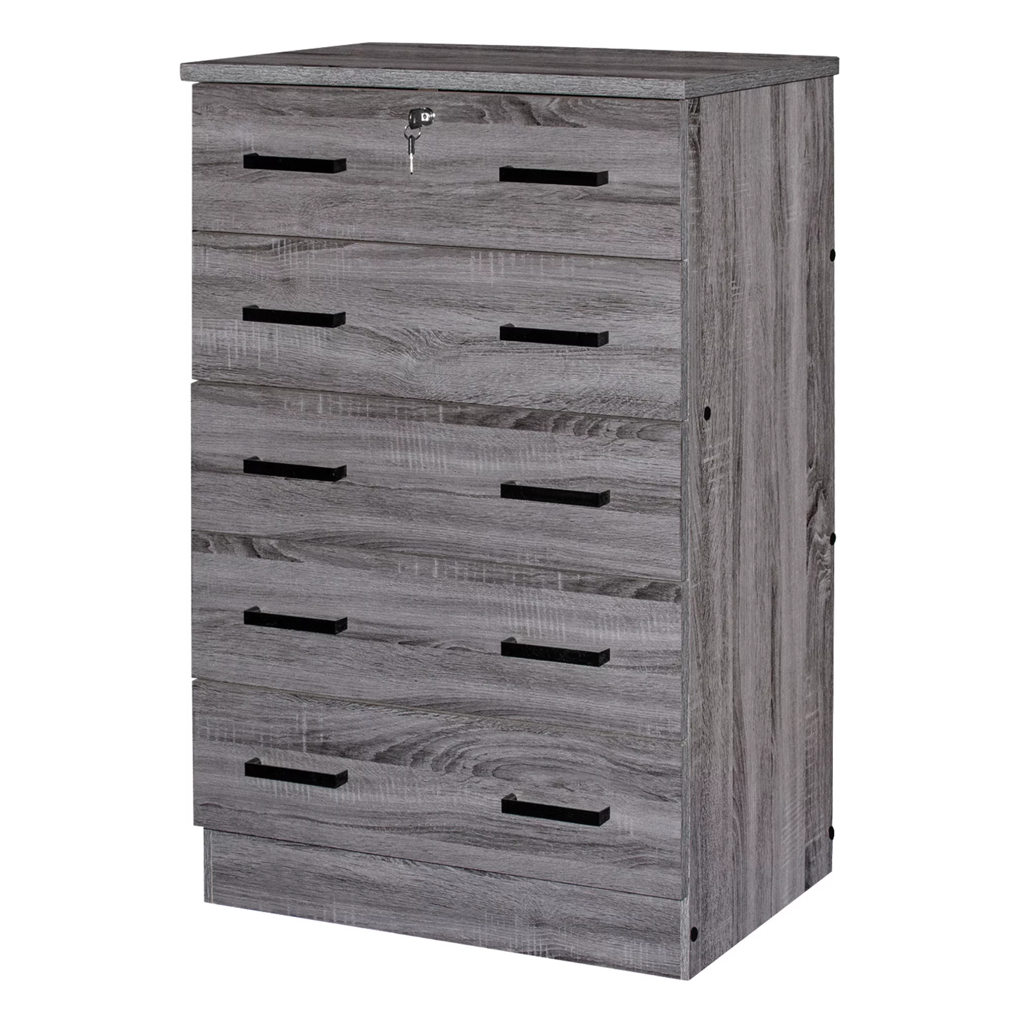 Cindy 5 Drawer Chest with Lock