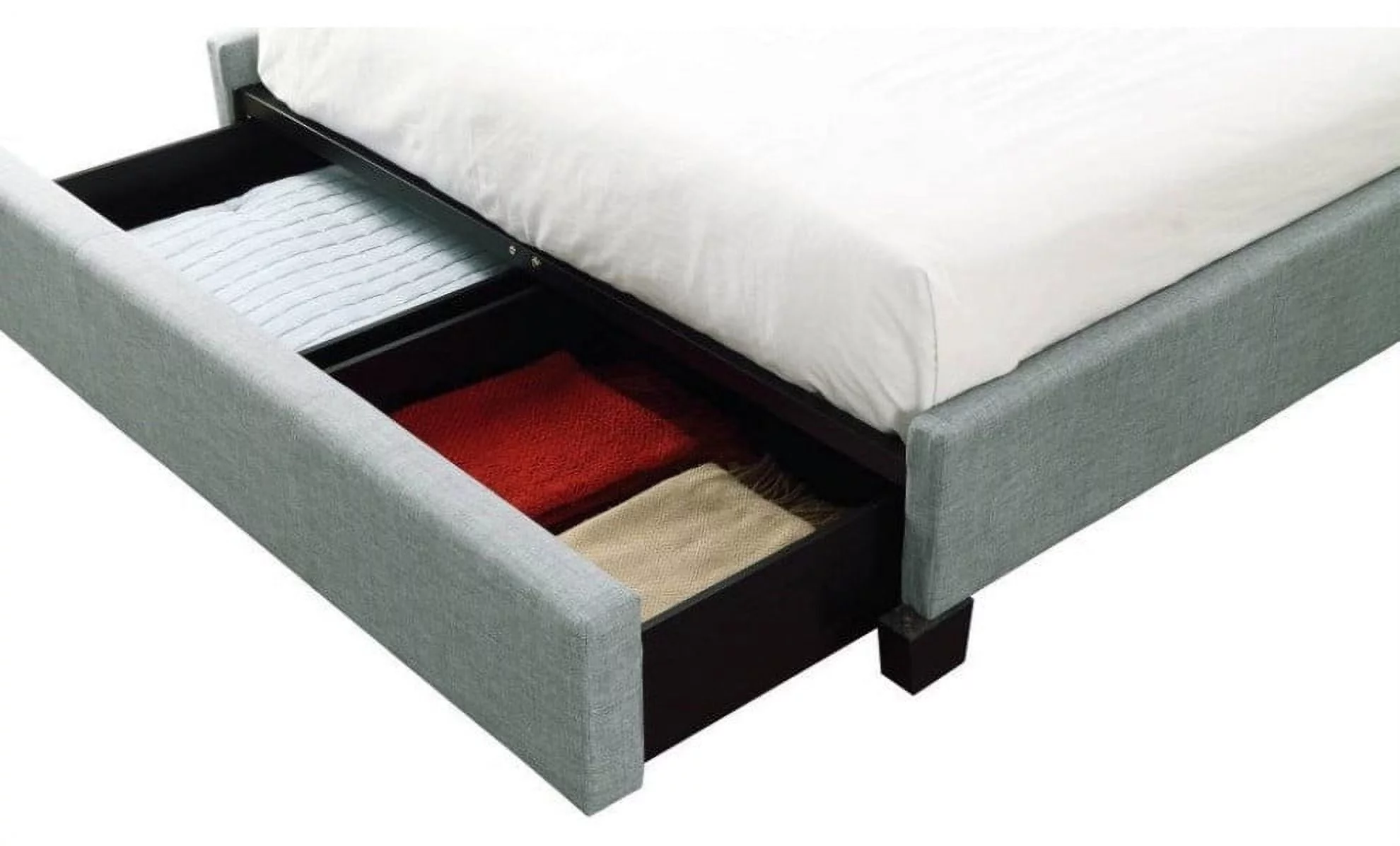 Modus Geneva E King Ariana Storage Bed, Bluebird