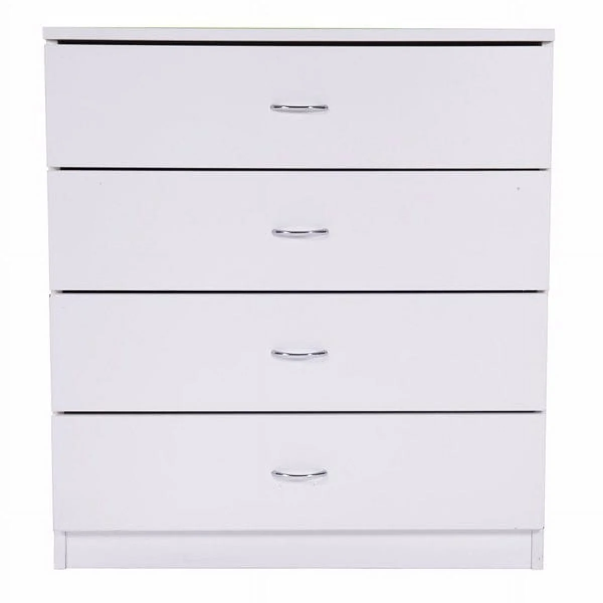 White linen particleboard with triamine 66*33*73cm 401-drawer chest of drawers N<> MDF Wood Simple 4-Drawer Dresser White