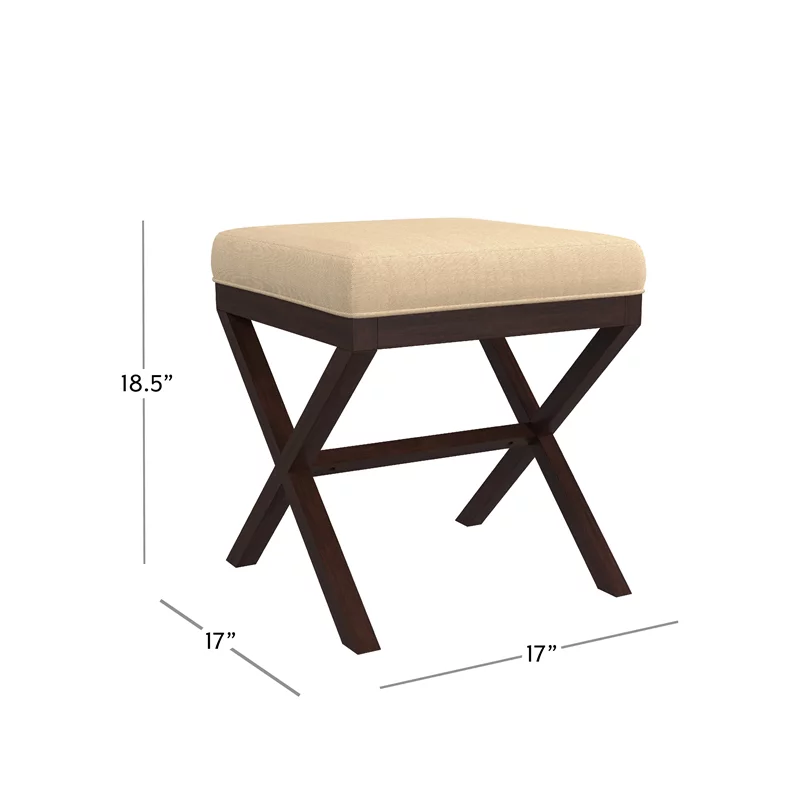 Hillsdale Furniture Morgan Indoor Stool, Beige
