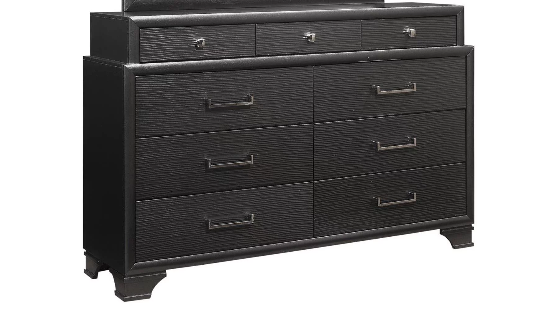 Global Furniture USA Jordyn Grey Textured Dresser