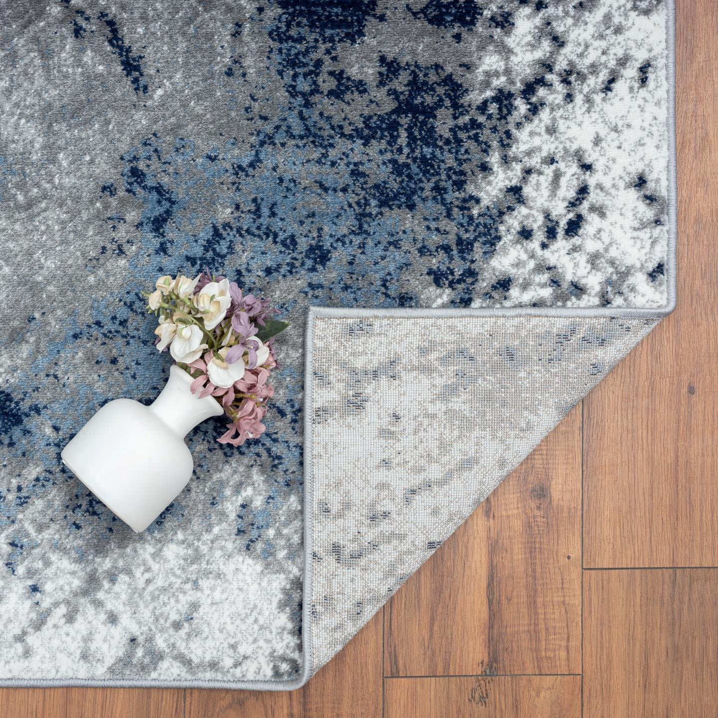 Luxe Weavers Modern Blue 5x7 Abstract Area Rug, Stain Resistant Carpet