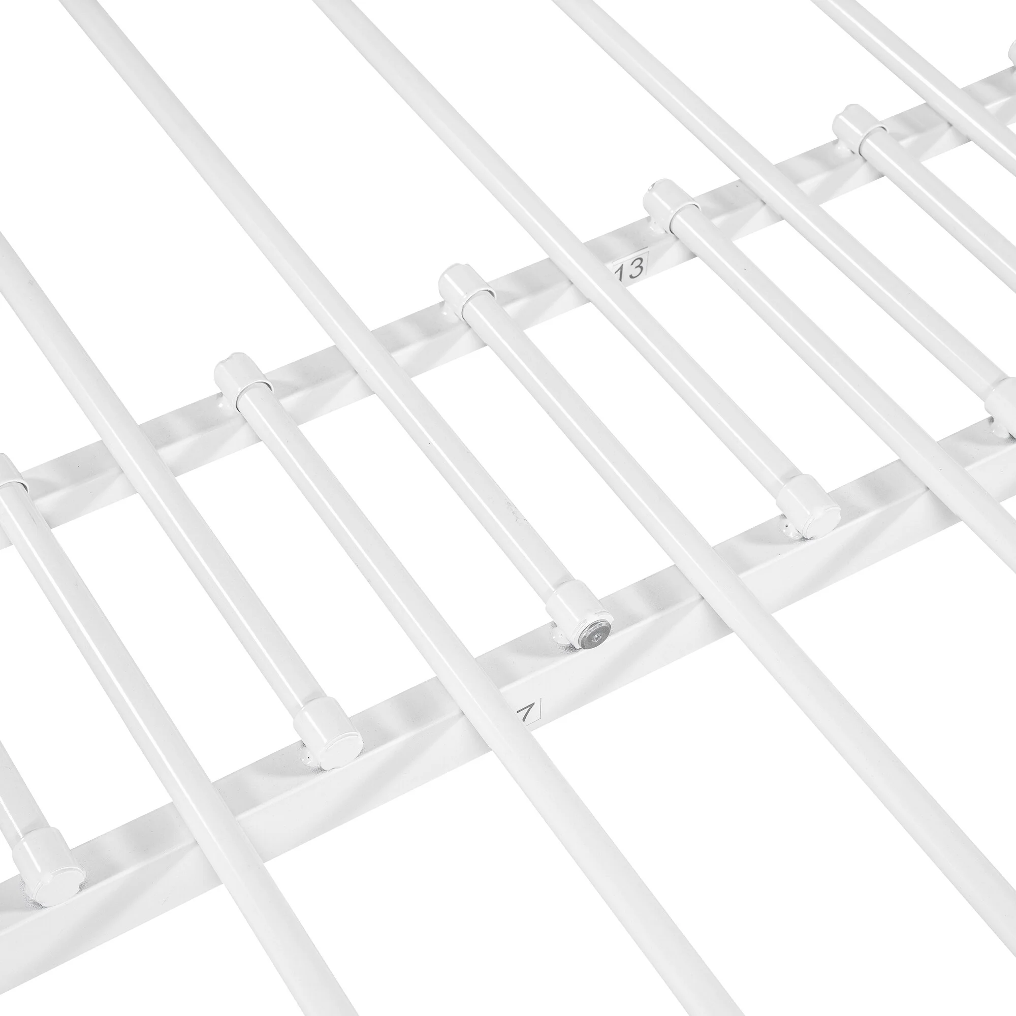 Stable Twin Size Metal Daybed with Trundle, No Box Spring Needed White - Twin