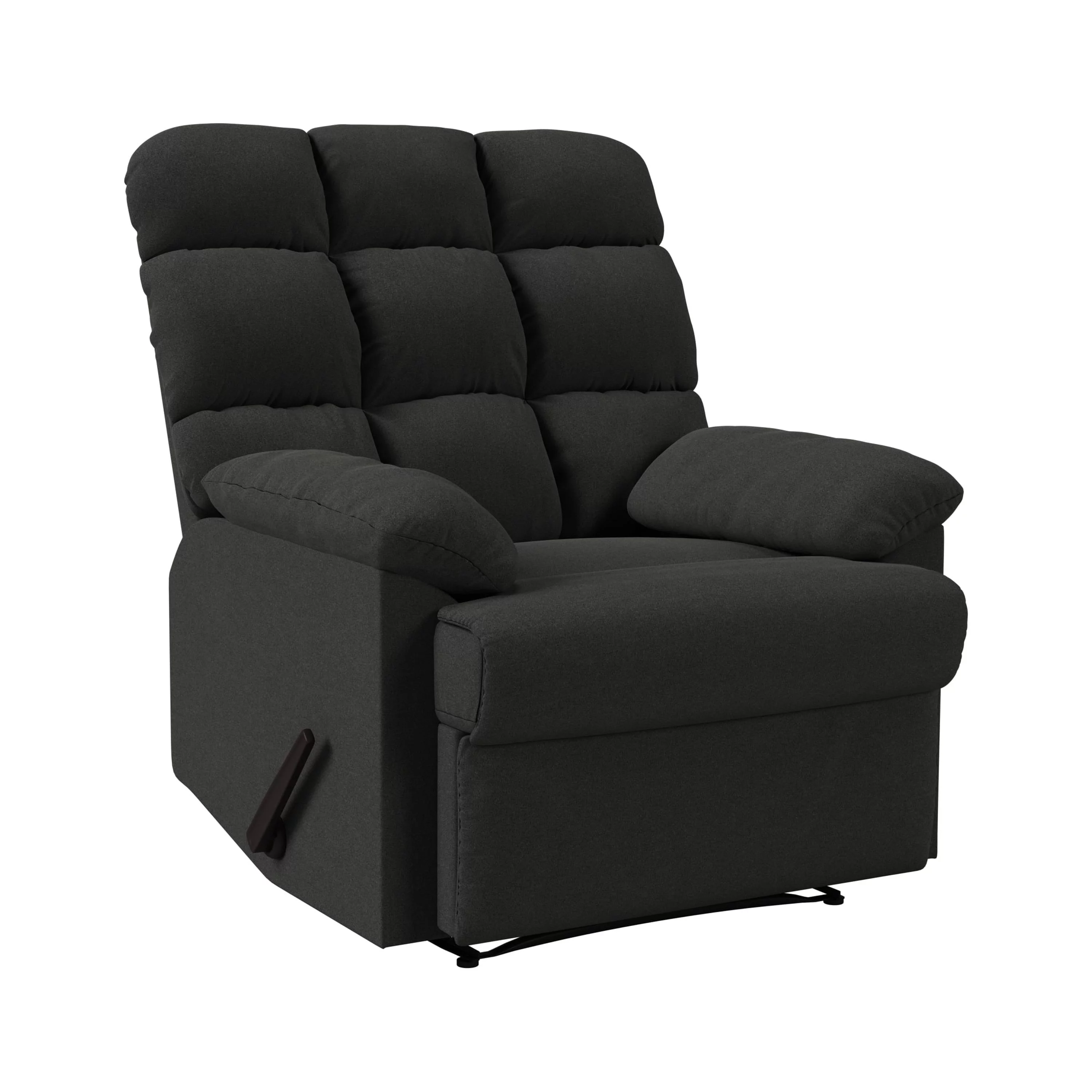 Mainstays Microfiber Recliner, Gray