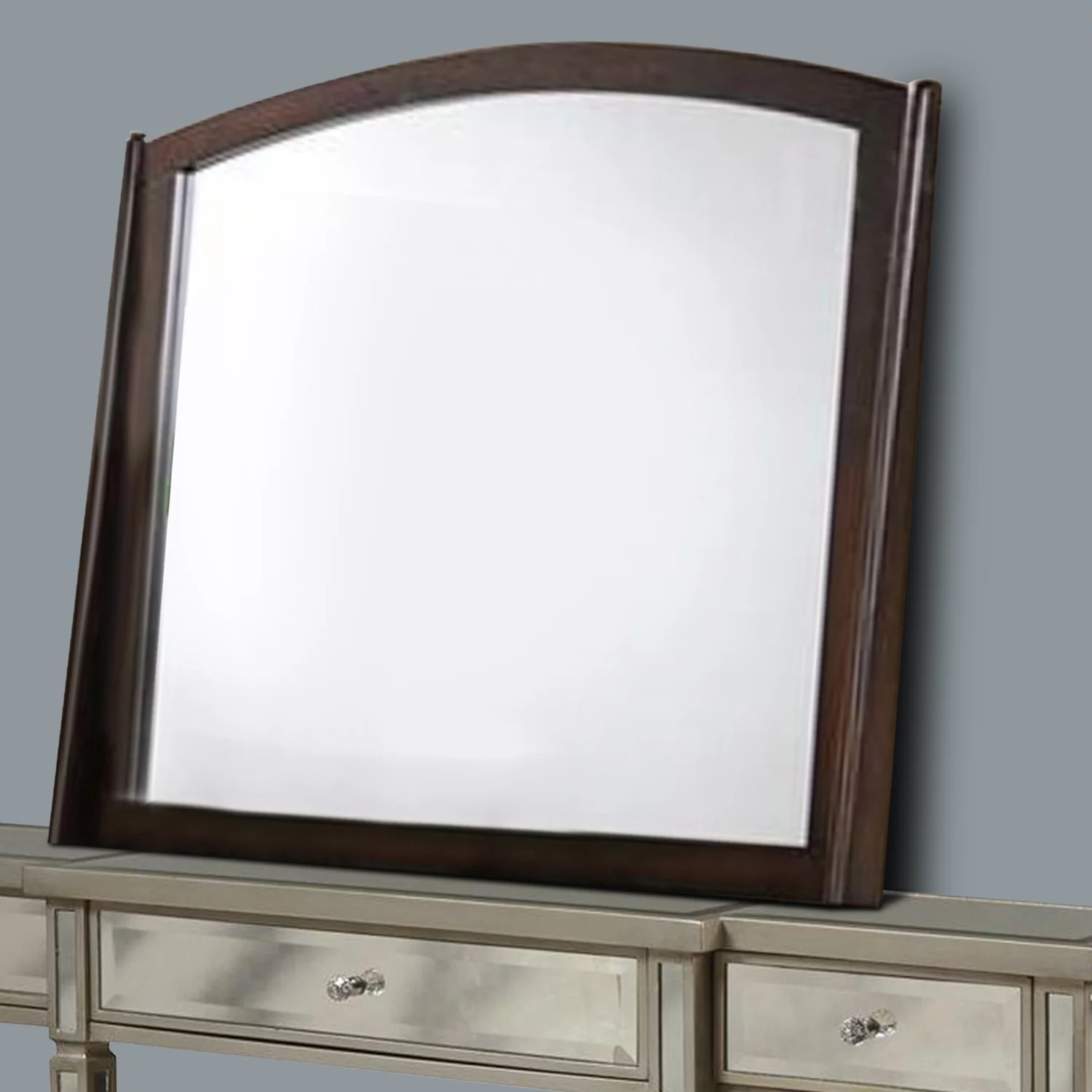 BenJara Contemporary Appeal Mirror, Varnish Oak