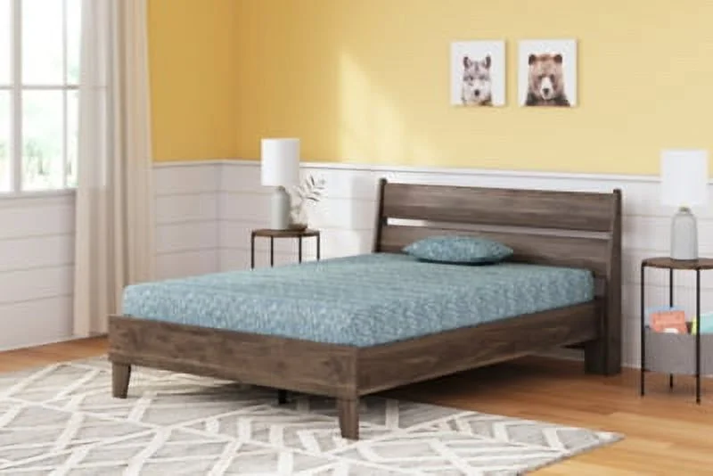 Signature Design by Ashley iKidz Blue Full Mattress and Pillow Blue