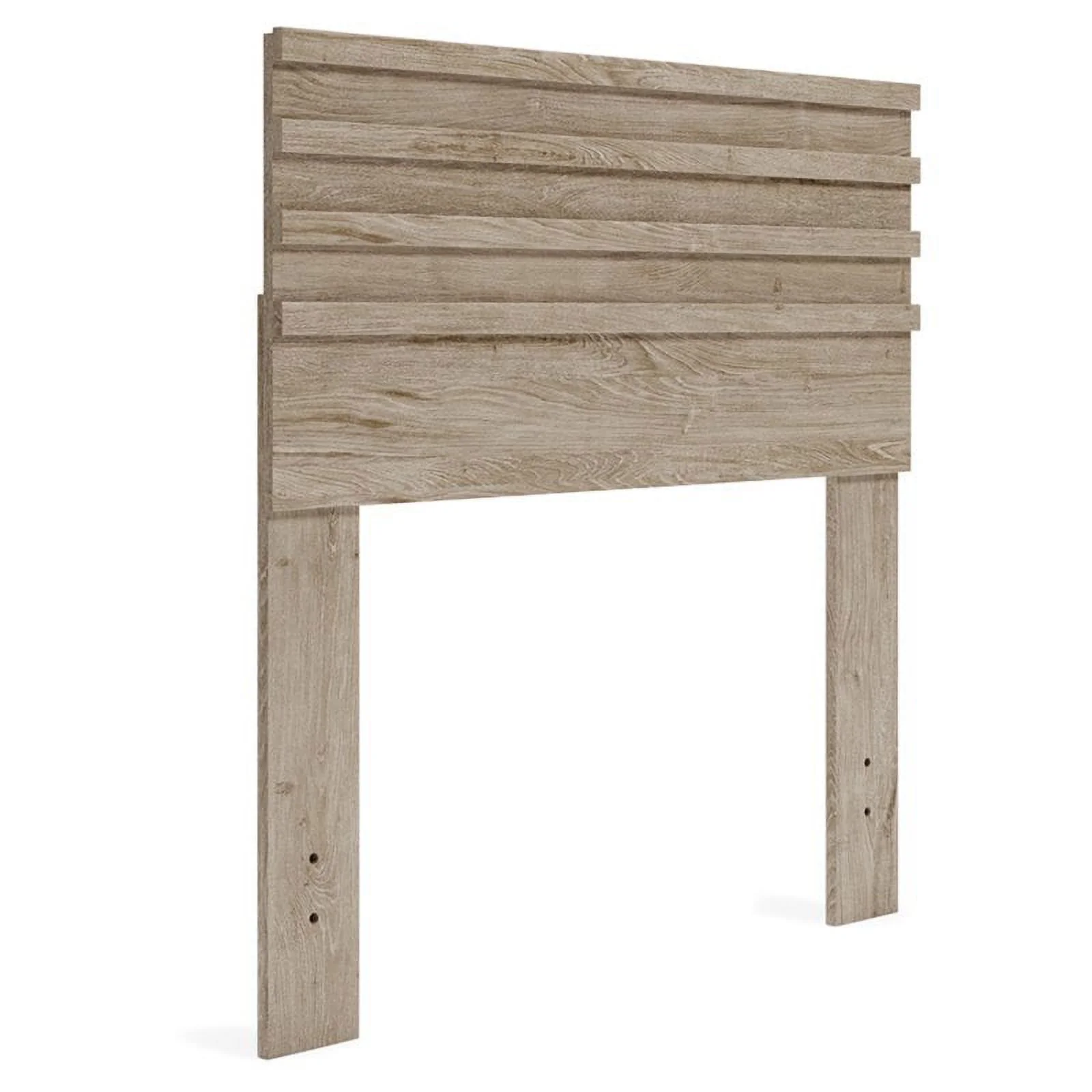 Bowery Hill Twin Panel Engineered Wood Headboard in Natural
