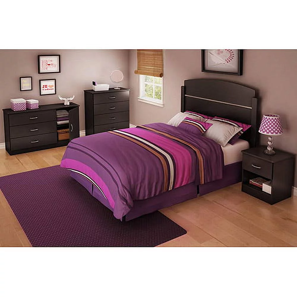 South Shore Smart Basics 3-Drawer Dresser with Door, Multiple Finishes