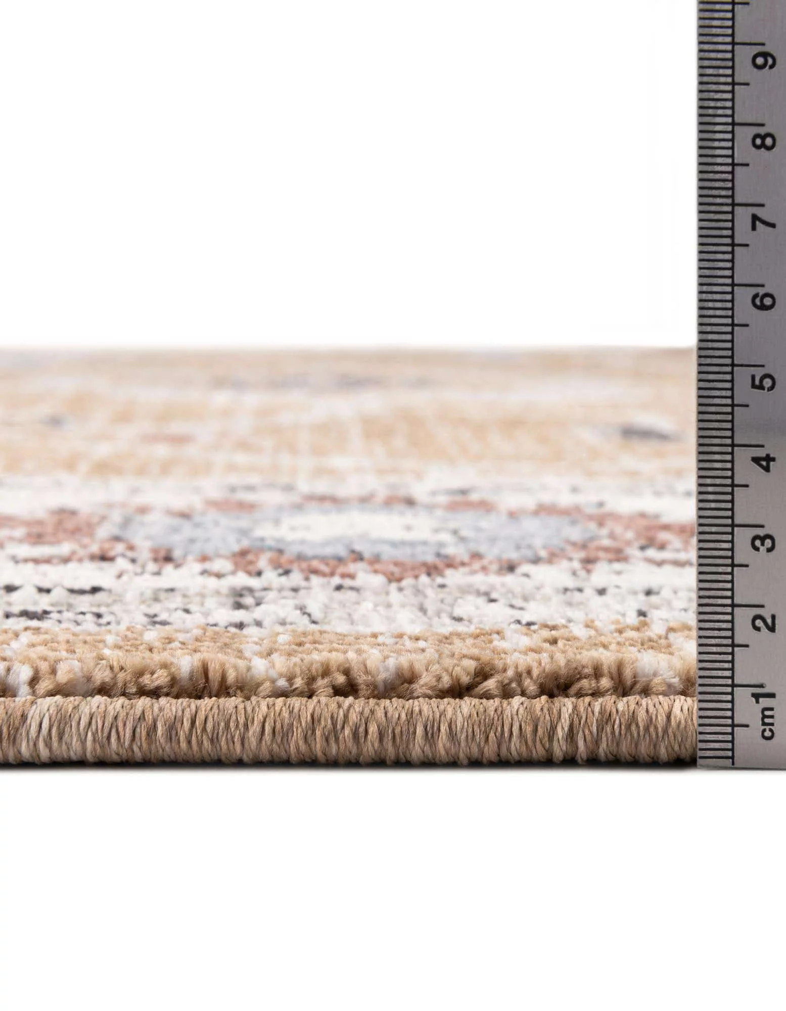 Unique Loom Animate Eco Traditional Rug Almond Beige/Black 2' 7