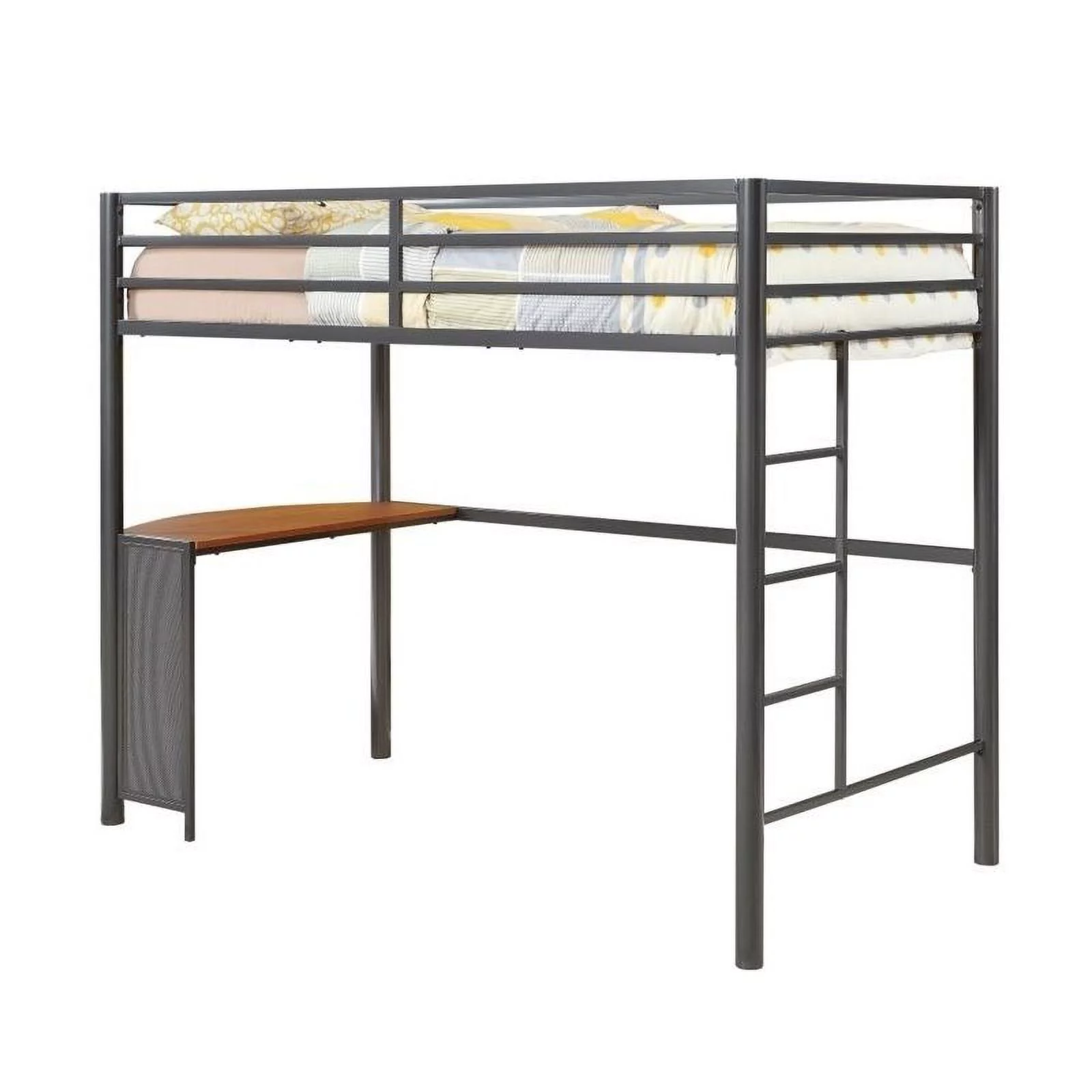 2 Piece Dorm Bedroom Set with Task Chair and Loft Bed