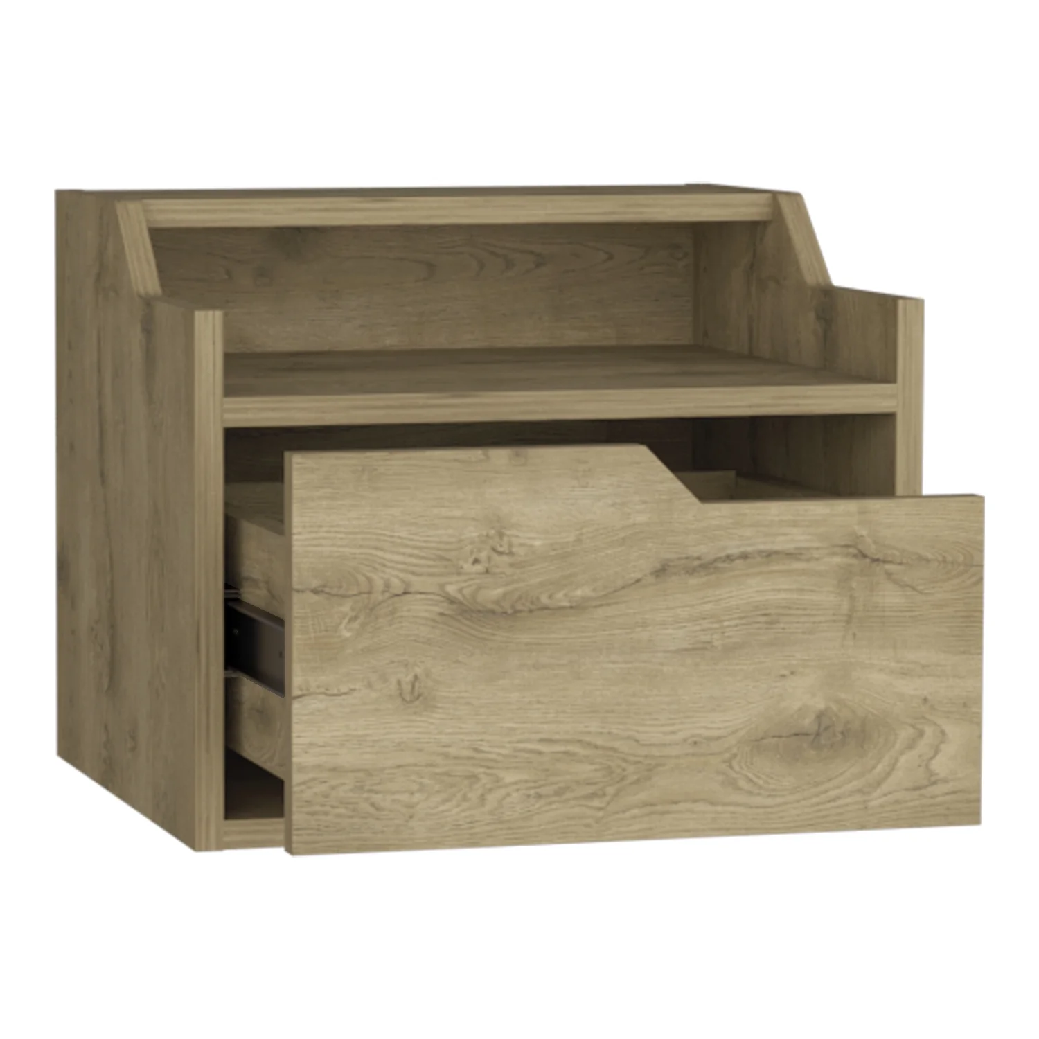 CoSoTower Floating Nightstand Chester, Bedroom, Macadamia