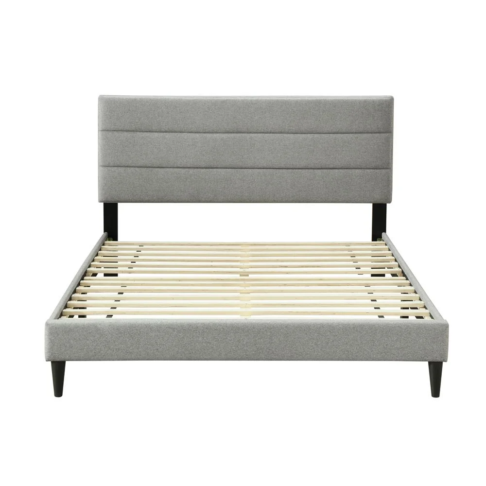 Bernards Willa Upholstered Queen Bed In A Box