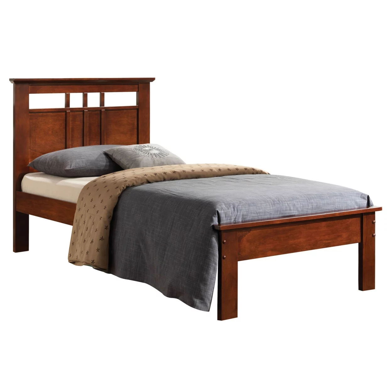 ACME Donato Wood Twin Bed, Cappuccino