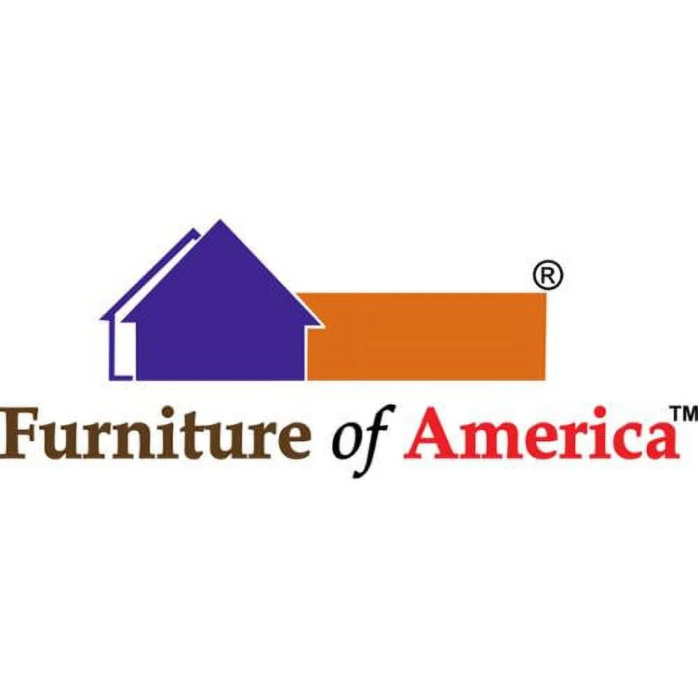 Furniture of America Vame Traditional Walnut Wood 2-Piece Poster Bedroom Set by California King