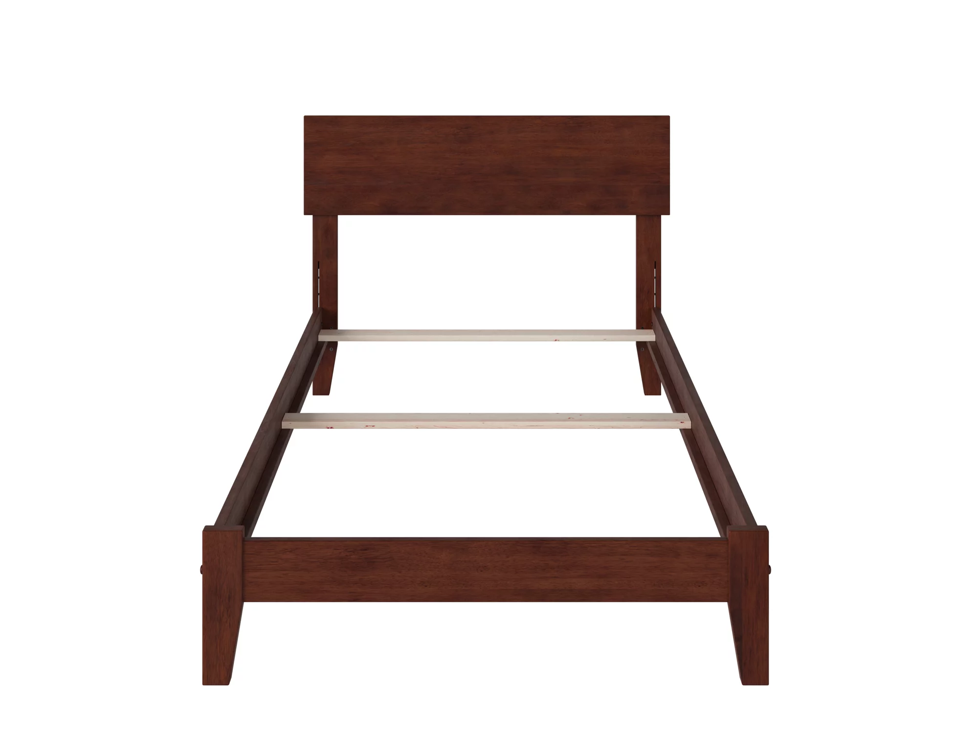 Orlando Twin XL Traditional Bed in Walnut