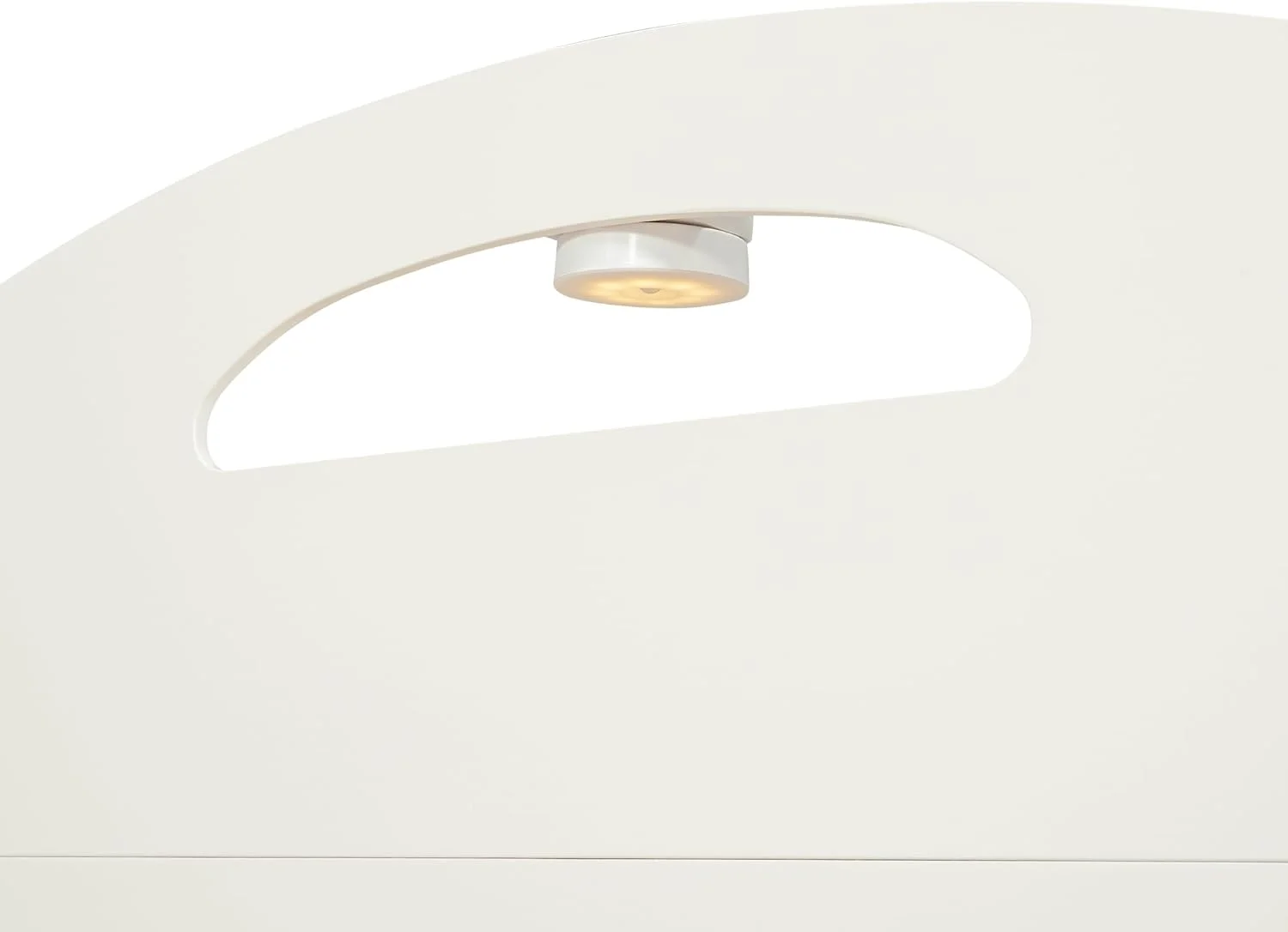 Full Size Platform Bed with Bear Ears Shaped Headboard and Mduction LED,Wood Bear-Shaped Bed-Frame for Boys Girls,No Box Spring Required,Bedroom Furniture for Children