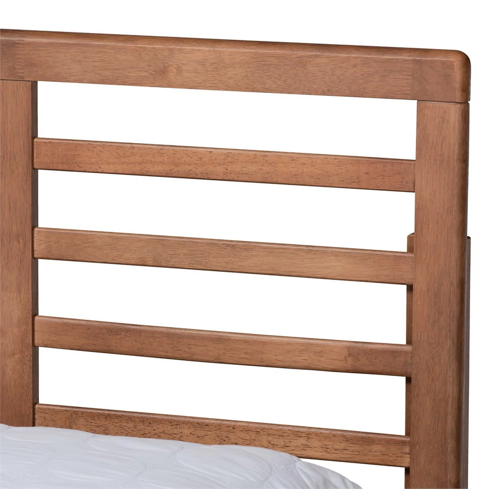 Bowery Hill Ash Walnut Brown Finished Wood Queen Size 3-Drawer Bed