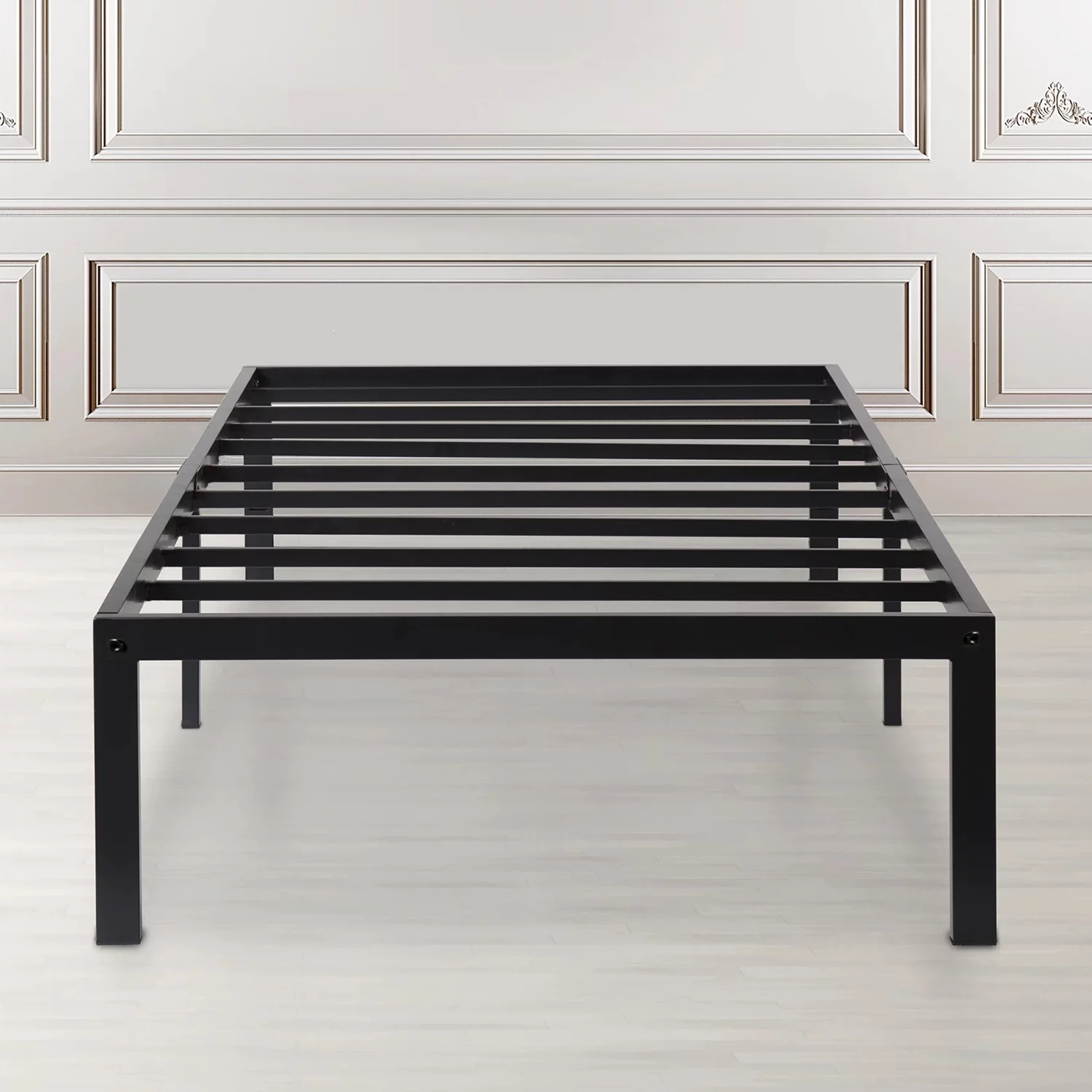 Vebreda Metal Bed Frame Twin Size Bed Frame, Black