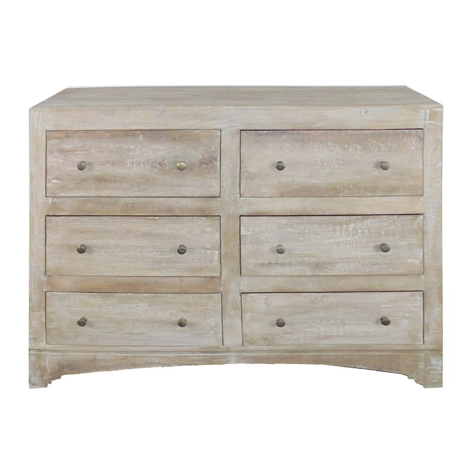Casper 6-Drawer Solid Wood Dresser in Natural Finish