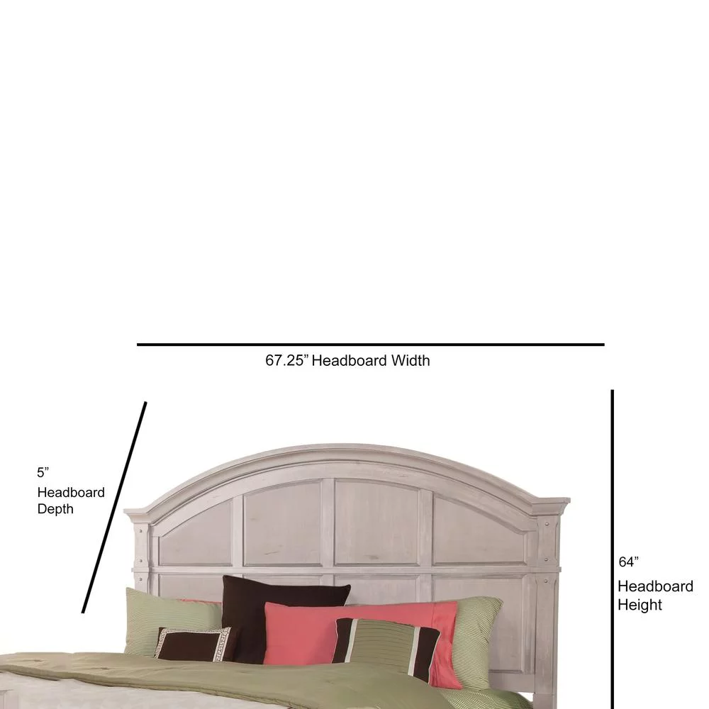 American Woodcrafters Sedona Vintage Panel Headboard - Queen