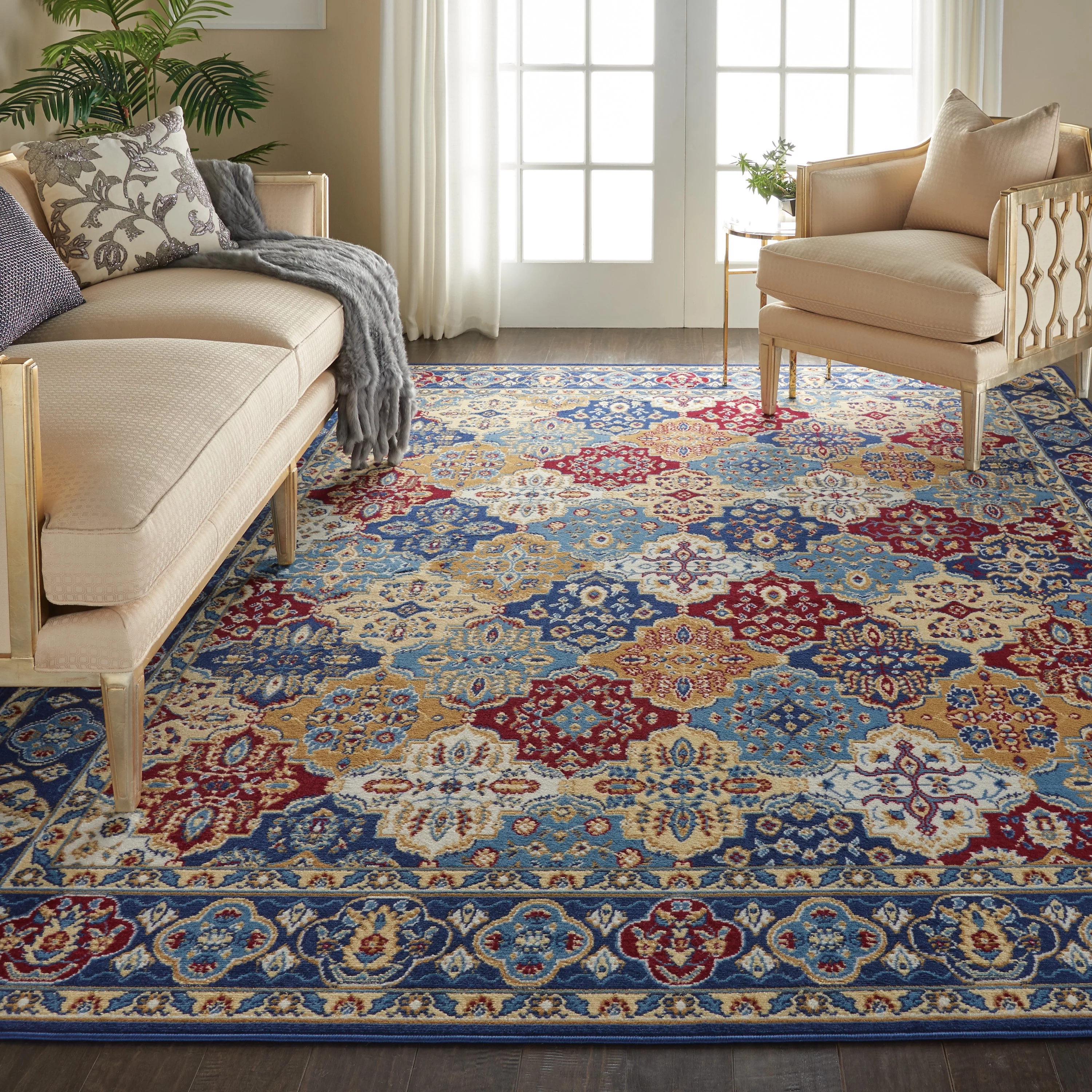 Nourison Grafix Persian Multicolor 7'10