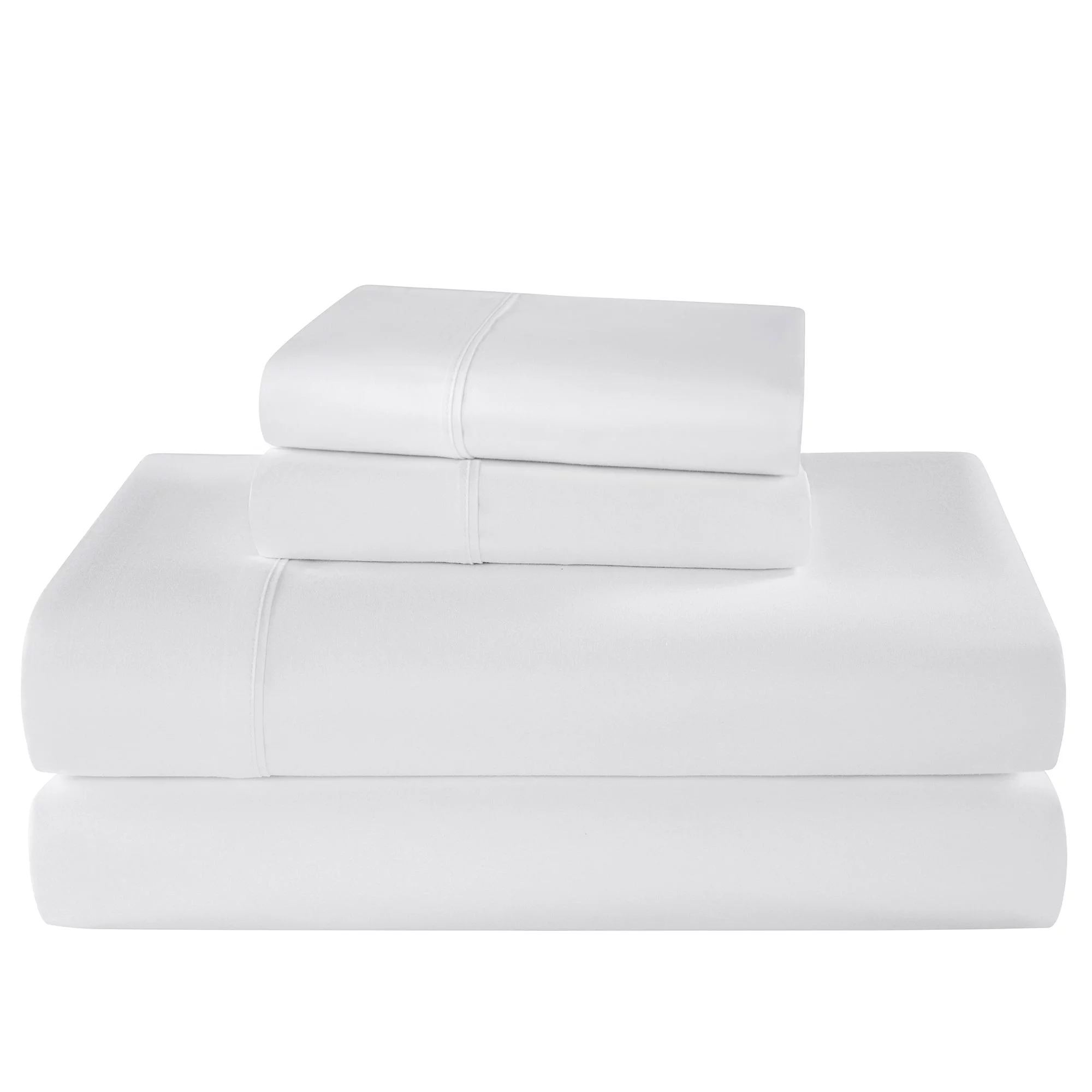 Shilucheng 100% Egyptian Cotton Cooling Bed Sheet Set, 1200 Series Luxury Percale Sheets Set, 16