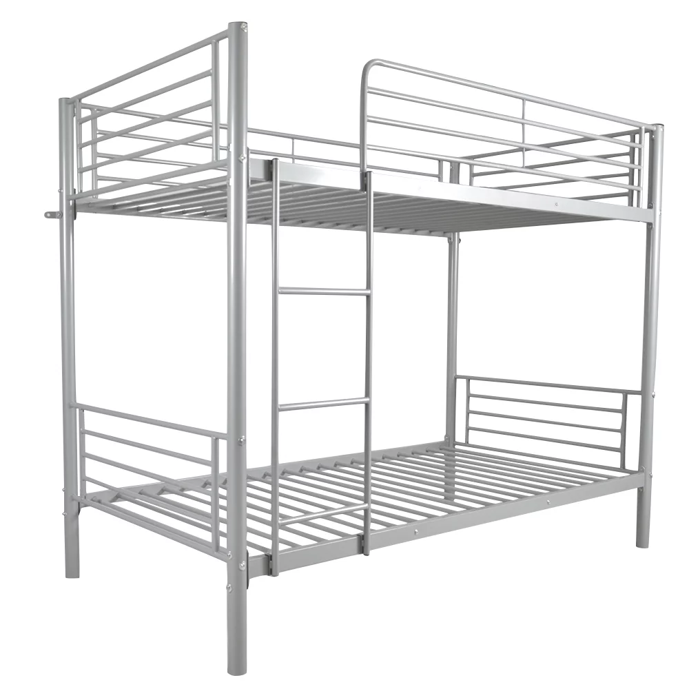 UBesGoo Twin Metal Bunk Beds Twin over Twin Bunk Bed Frame-for Kids/Teens,Gray