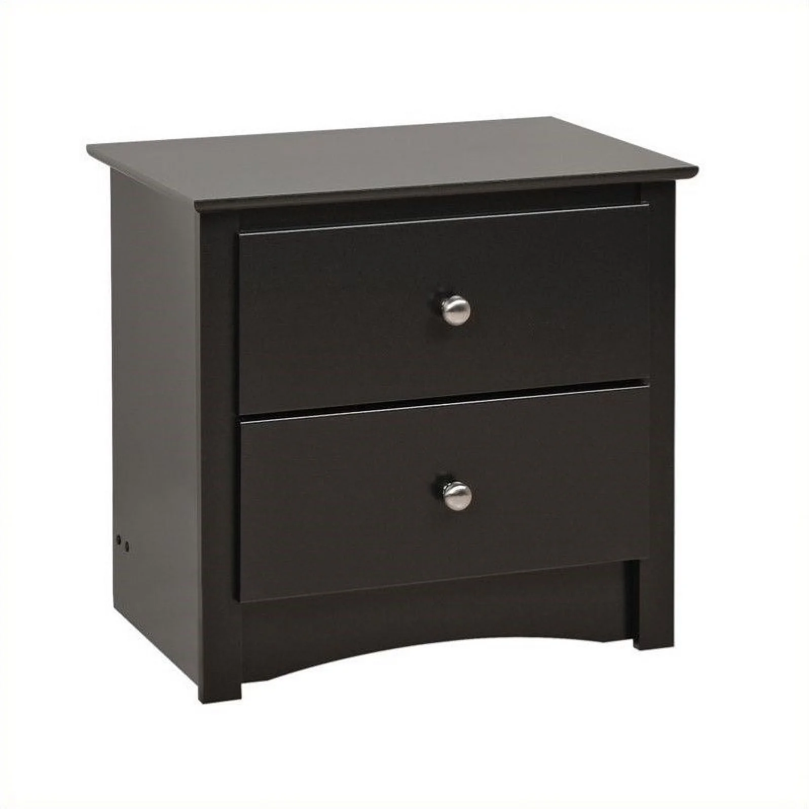Home Square 2-Piece Set with Wooden Queen Platform Storage Bed & 1 Nightstand