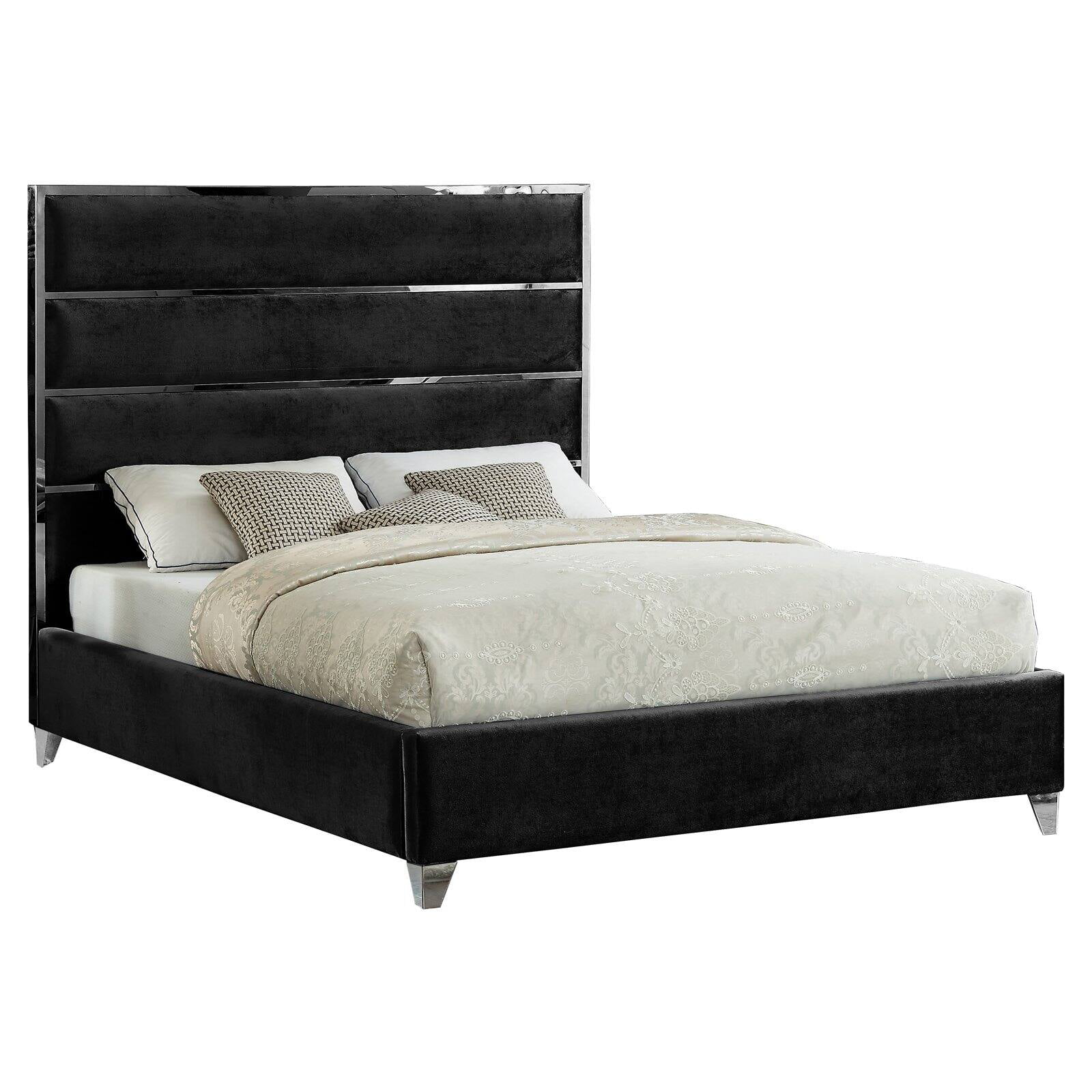 Meridian Furniture Inc Zuma Upholstered Low Profile Bed