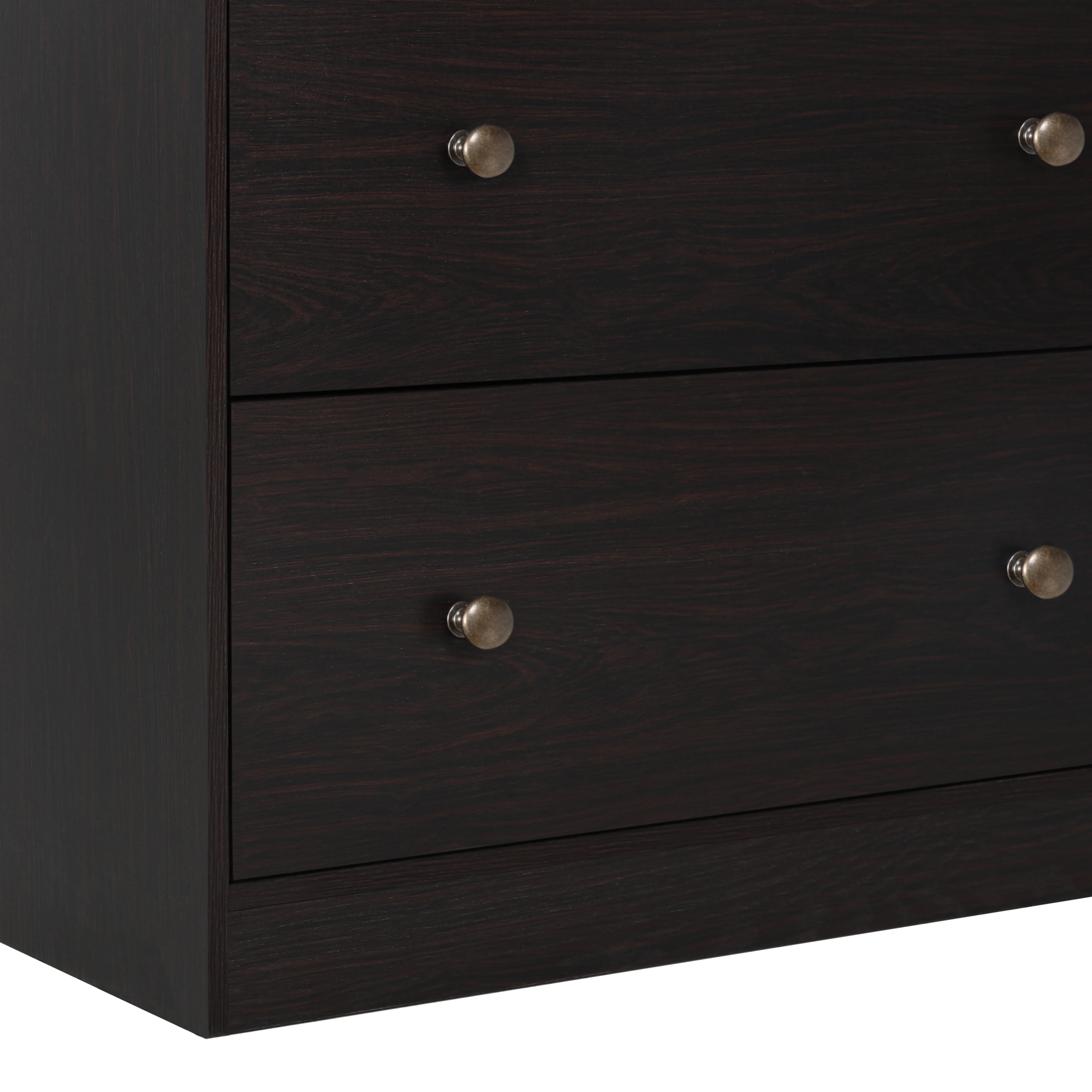 VEIKOUS 5-Drawer Dresser Chest Oversized for Bedroom Storage, Espresso Brown