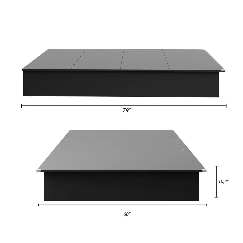 Nexera Valere Platform Bed