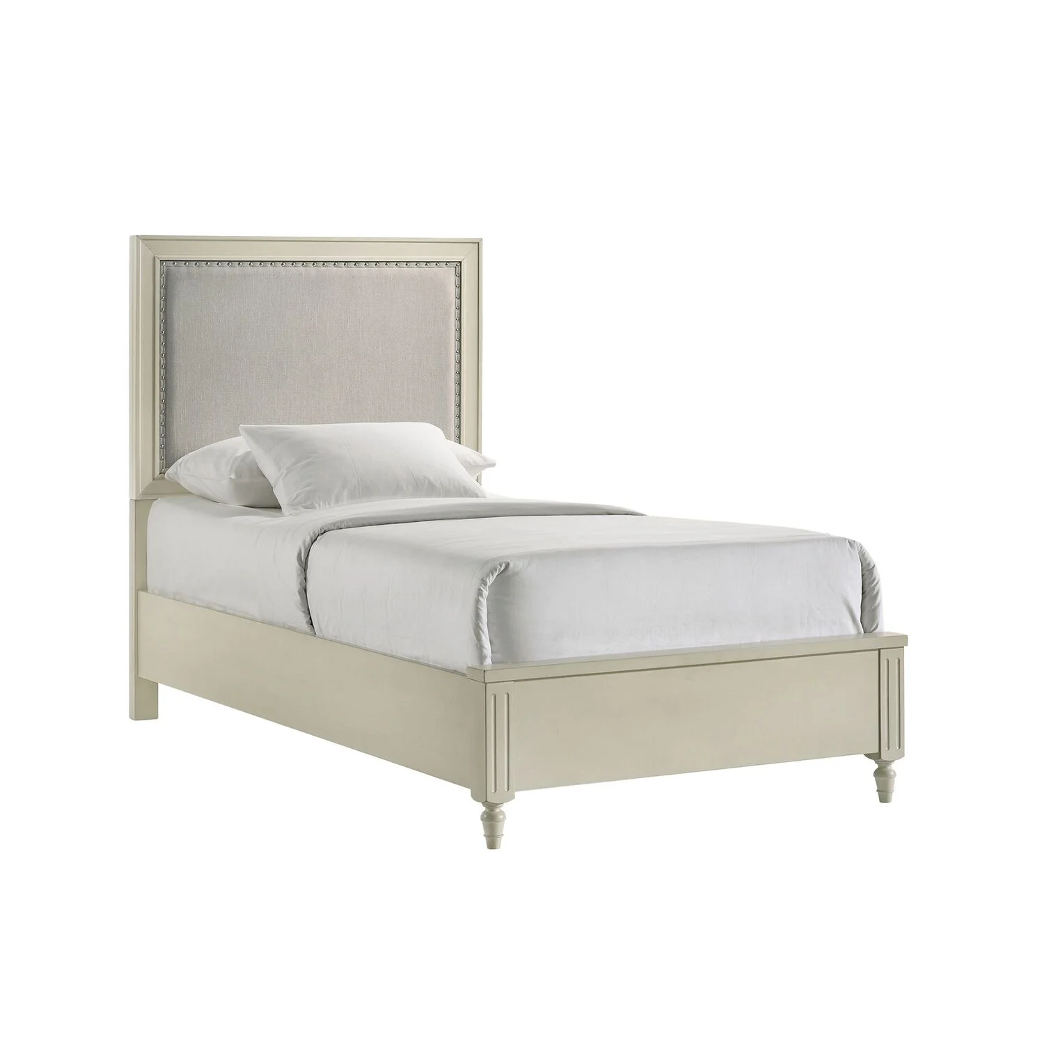 Picket House Furnishings Gia Twin Panel 5PC Bedroom Set in White