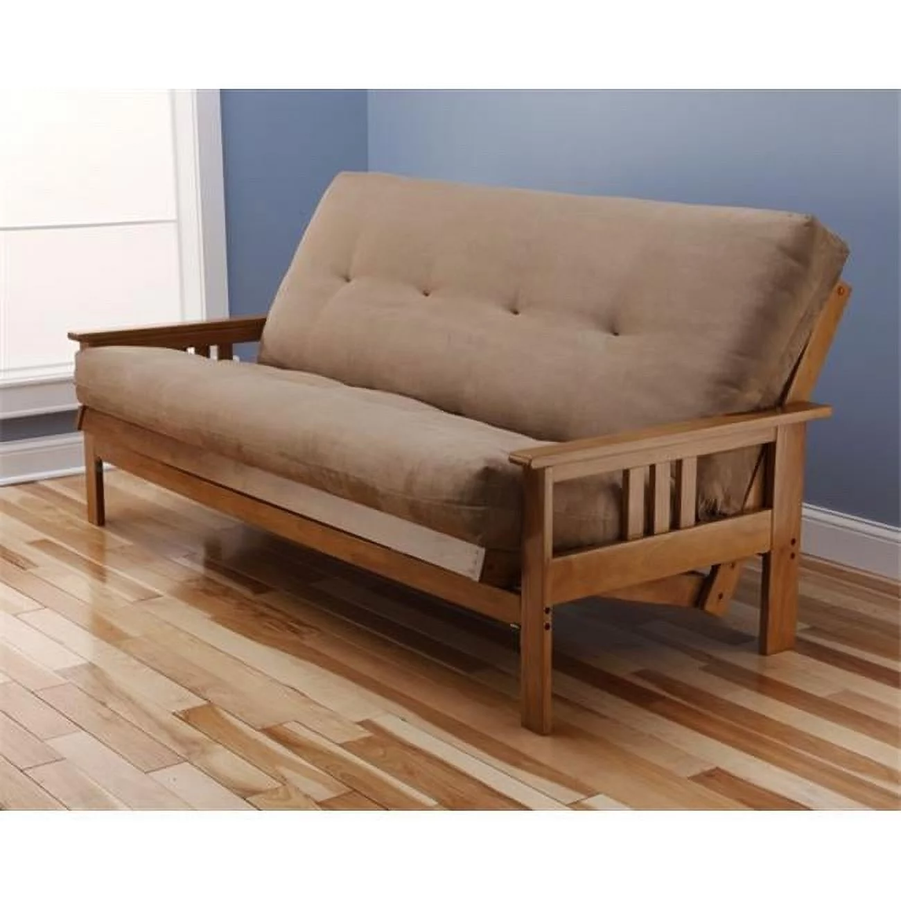 Monterey Frame Queen Suede Peat Mattress, Tan - Tan