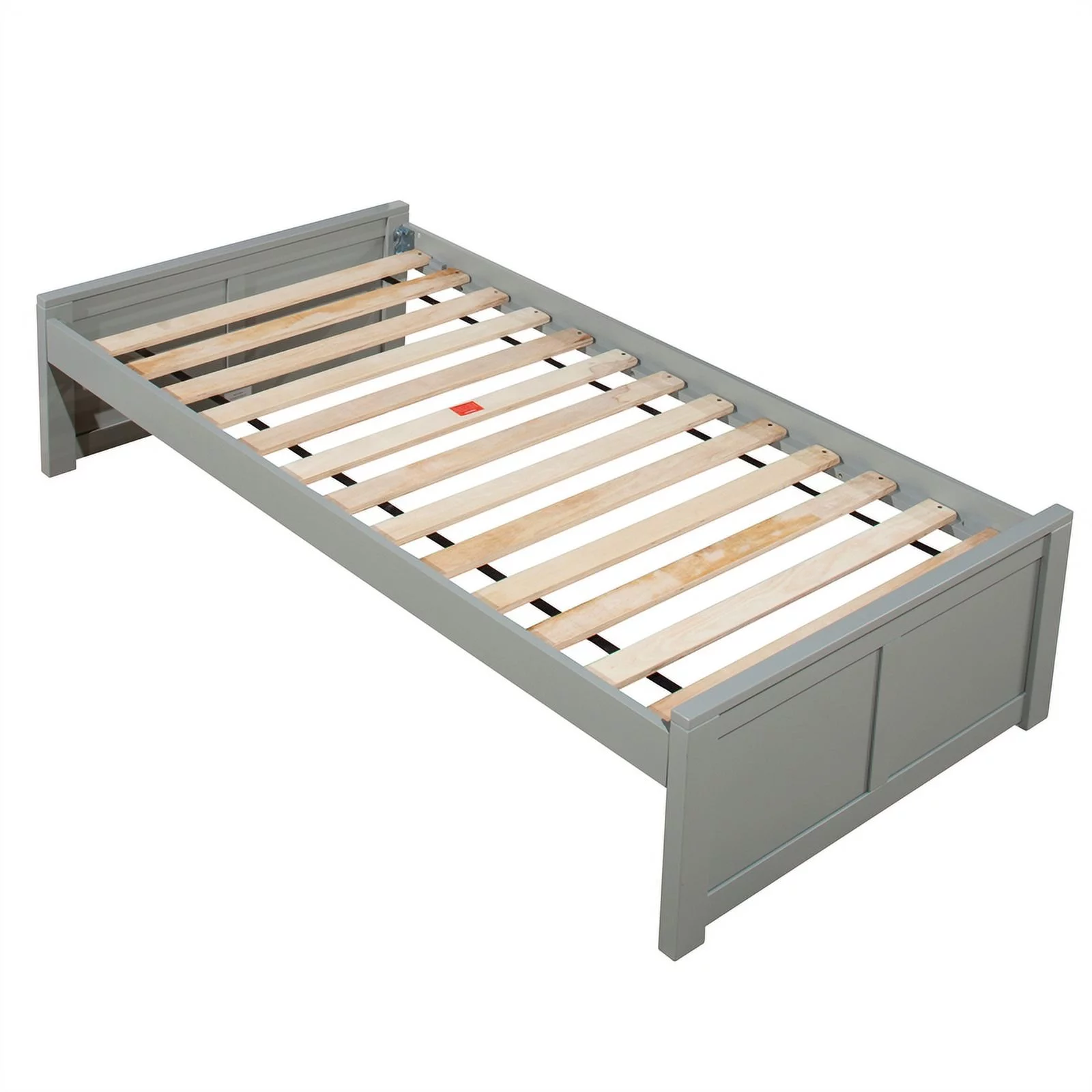 Hillsdale Furniture Pulse Full Solid Wood Platform Bed with Trundle Gray