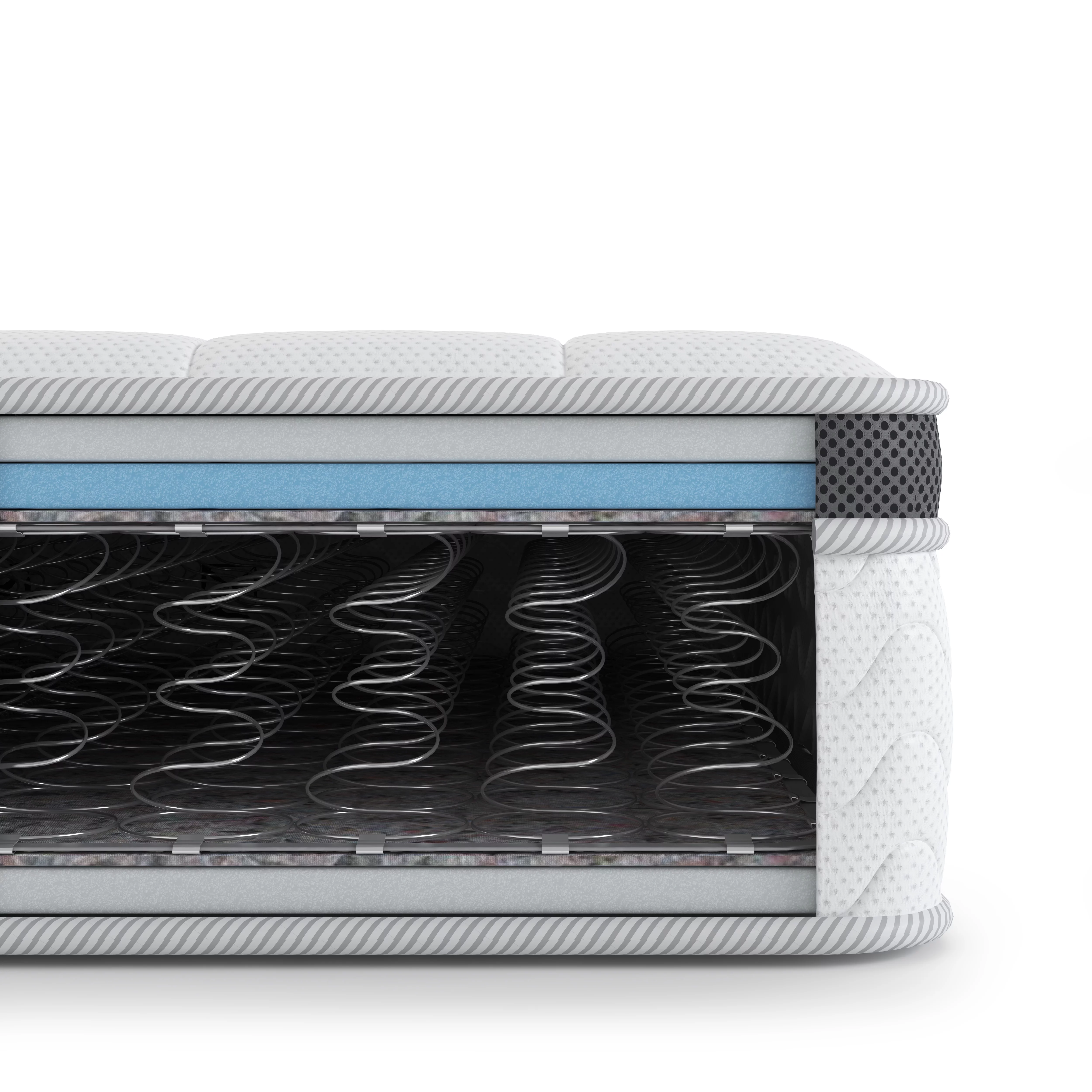 NapQueen King Mattress, Maxima 12” Hybrid of Cool Gel Infused Memory Foam and Coils Mattress, Adult, CertiPUR-US Certified, Mattress in a Box