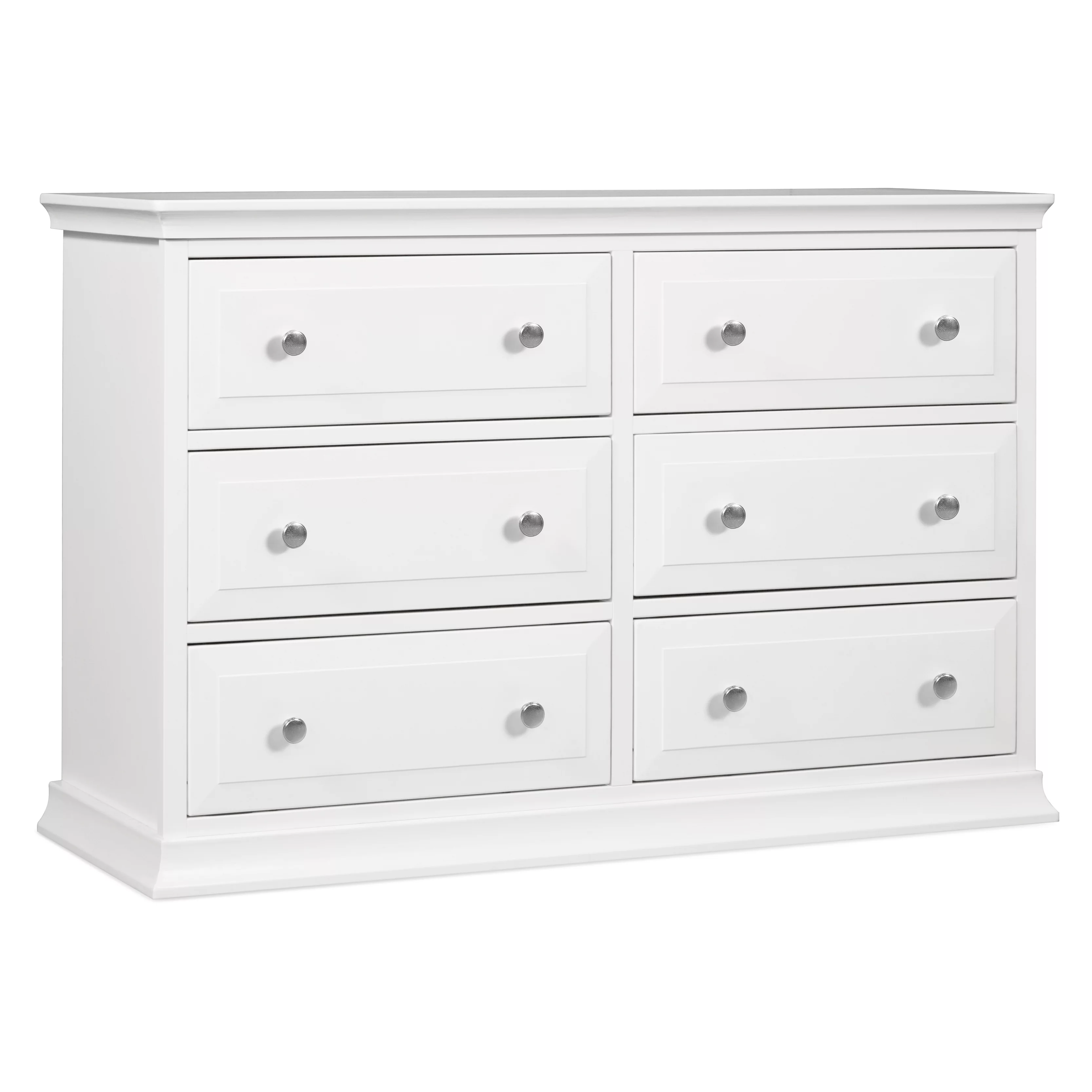 DaVinci Signature 6-Drawer Double Dresser in White
