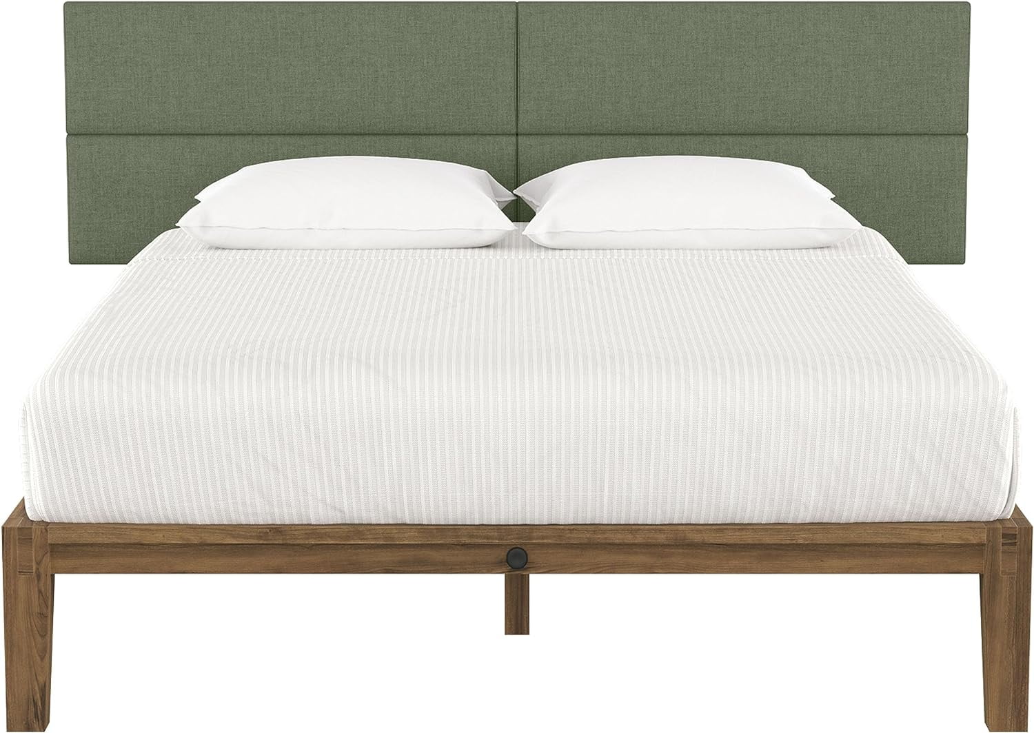 Panelist Modern Padded Headboard – Set Of 4 Wall Mounted Panels (Each 11.25
