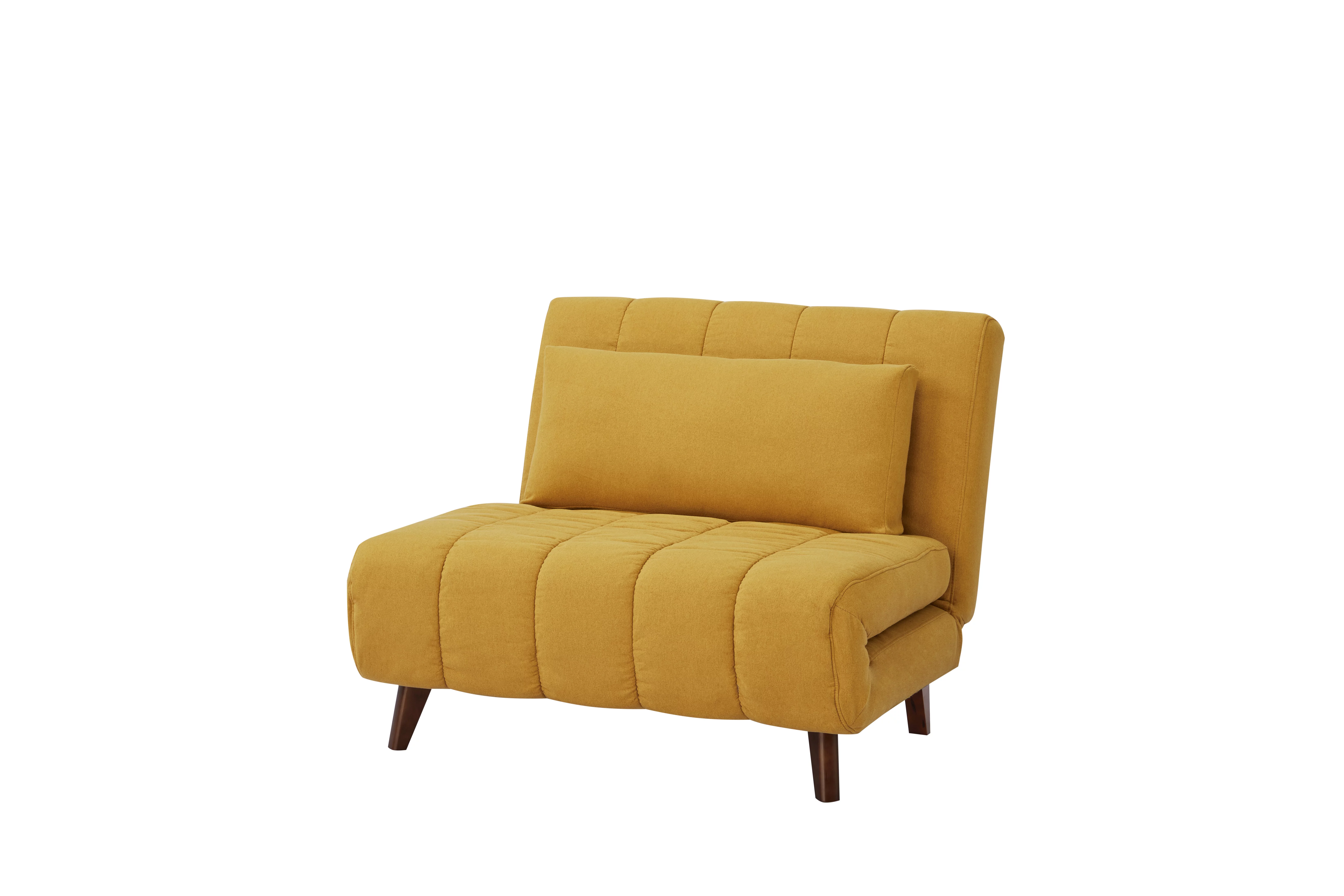 Artdeco Home Springfield Convertible Futon Chair Bed, Mustard