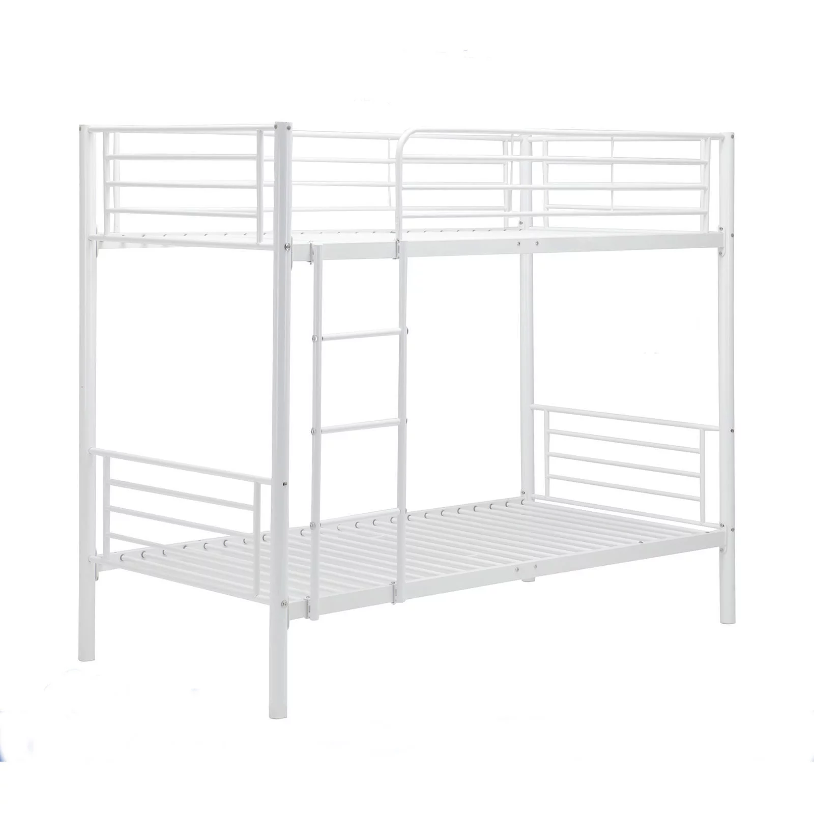 Zimtown Metal Bunk Bed Twin-Over-Twin, White