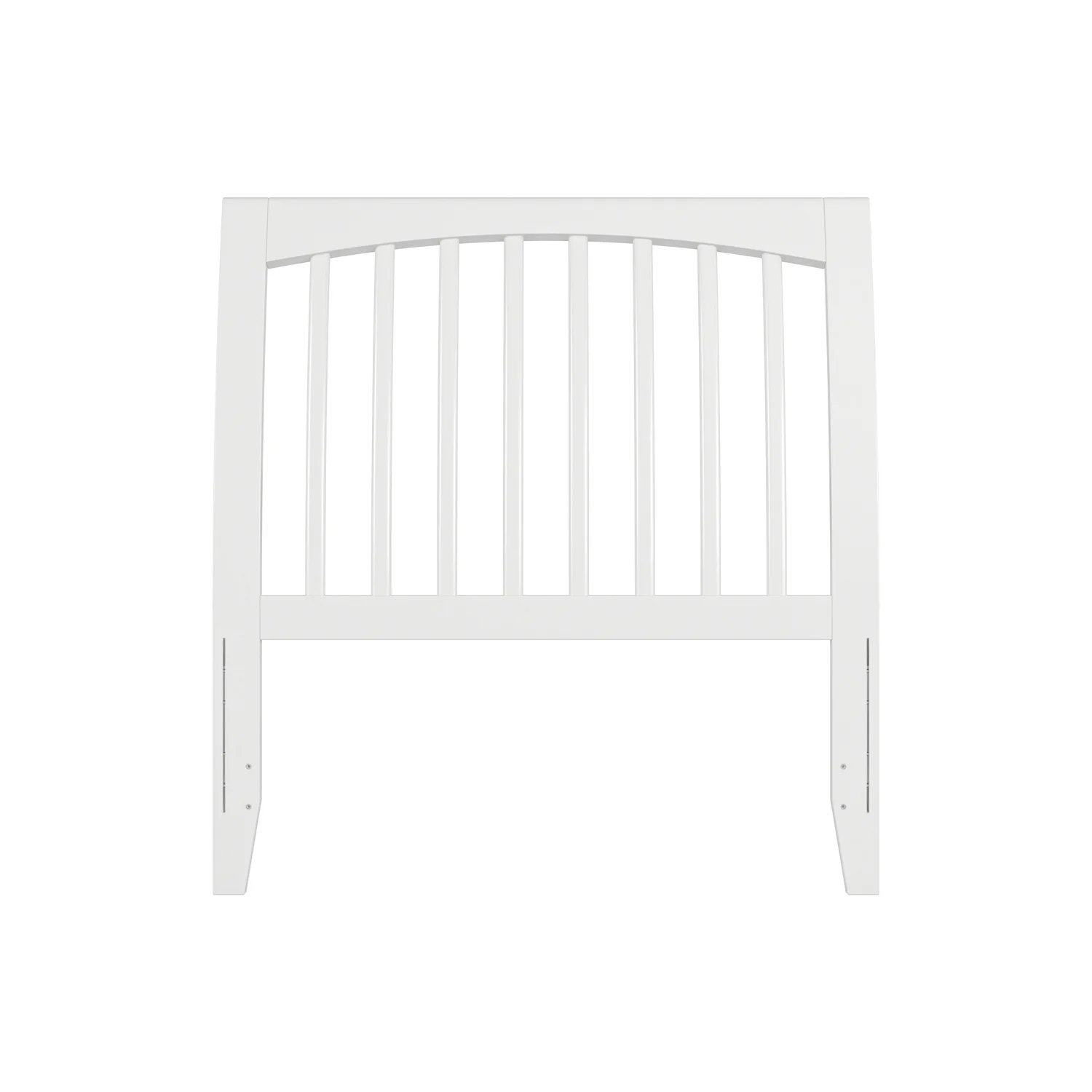 AFI Orleans Twin Sleigh Solid Wood Slat Headboard, White