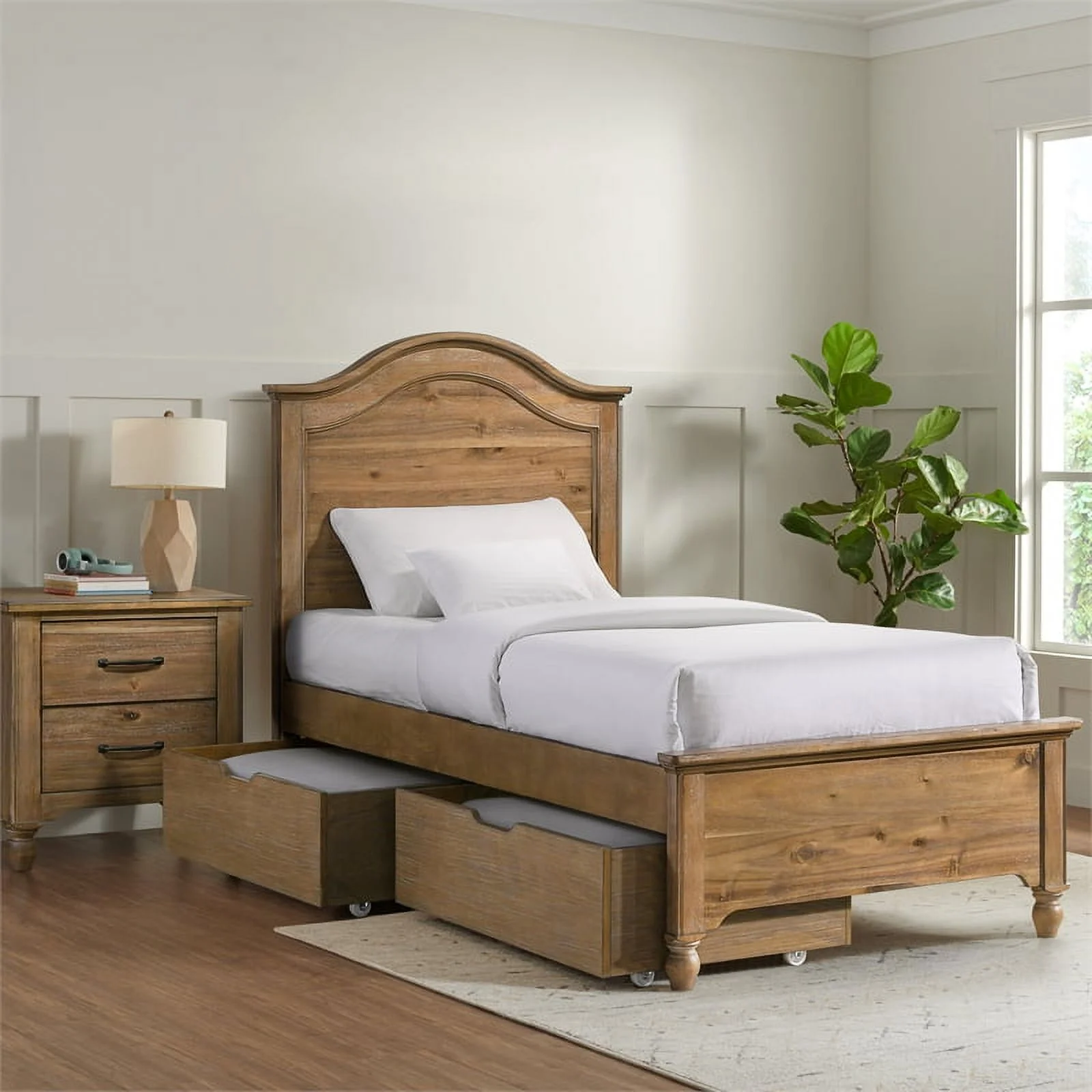 Westwood Design Highland Farmhouse Wood Small Drawers in Sand Dune (Set of 2)