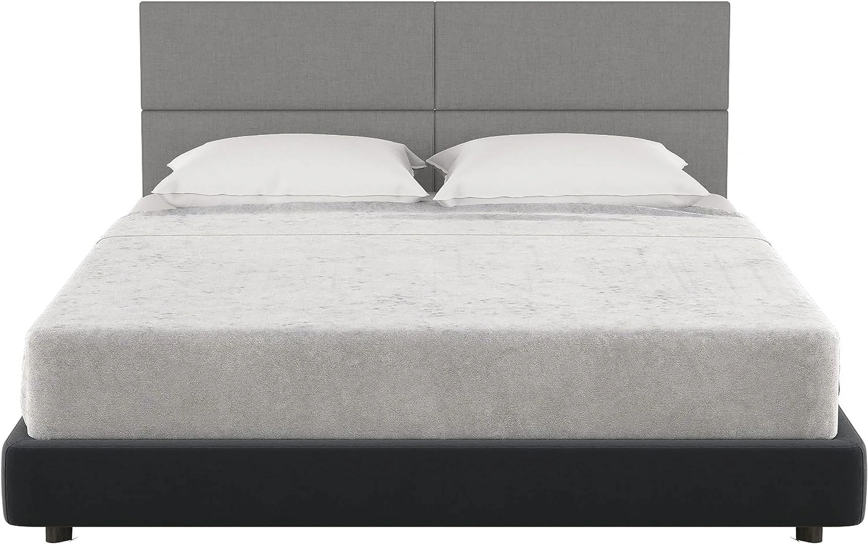 Panelist Modern Padded Headboard – Set Of 4 Wall Mounted Panels (Each 11.25