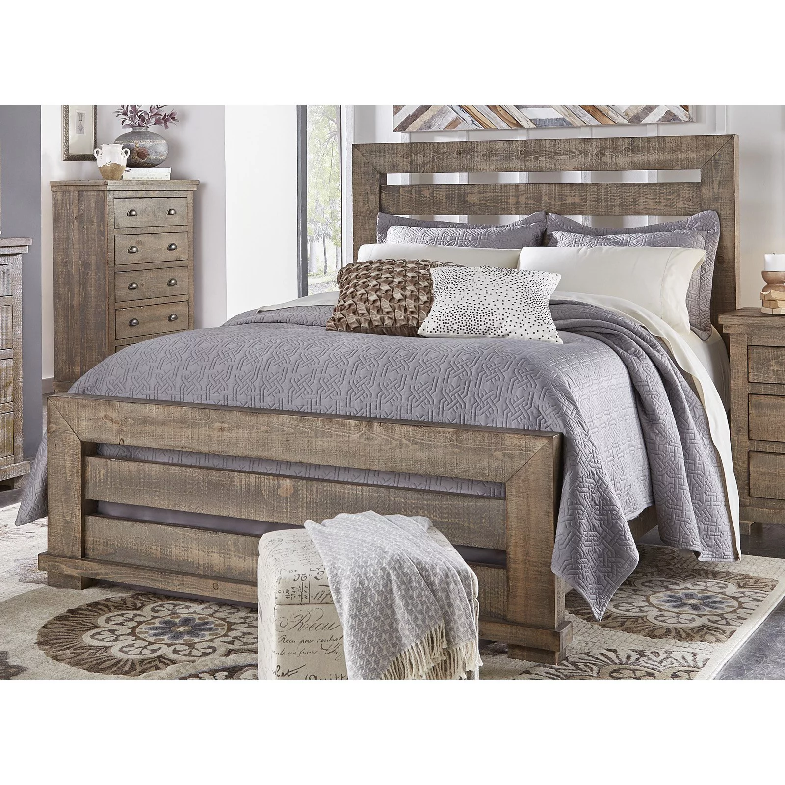 Progressive Furniture Willow Complete Slat Bed